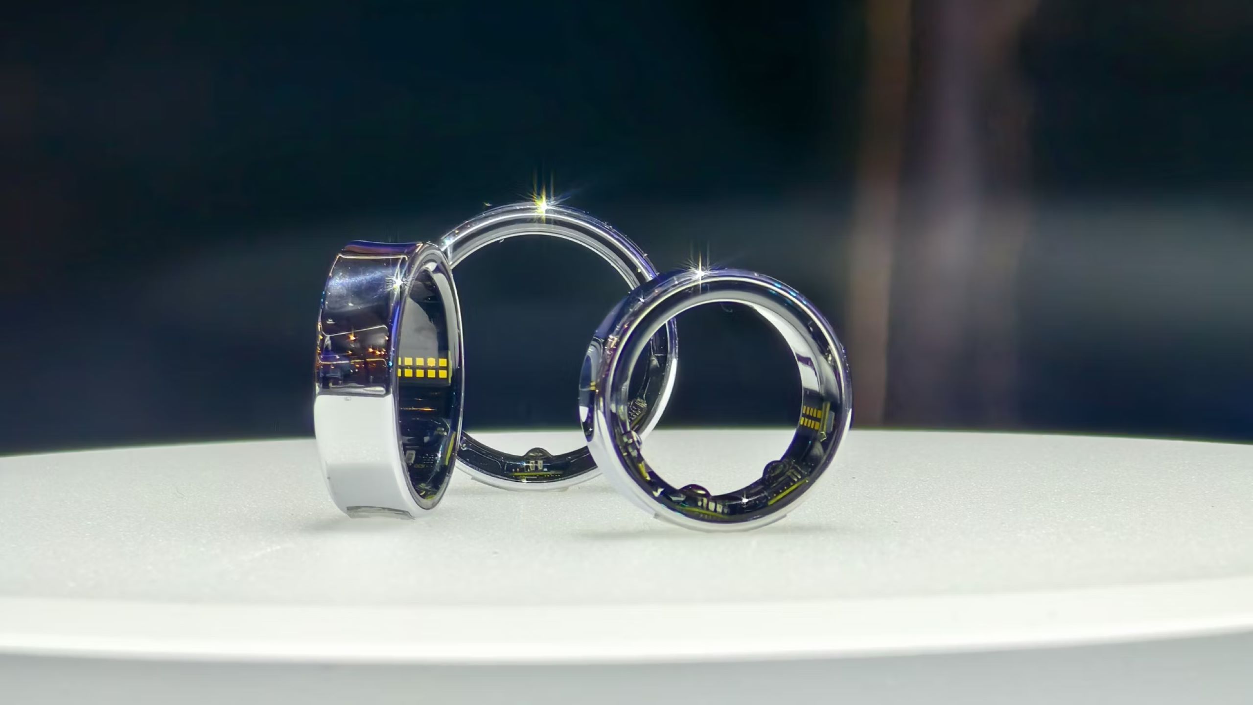 The Samsung Galaxy Ring at MWC 2024.