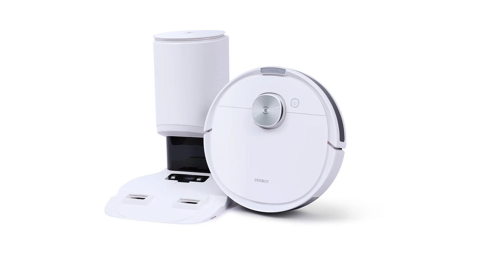 Ecovacs Deebot N10 Plus on a white background