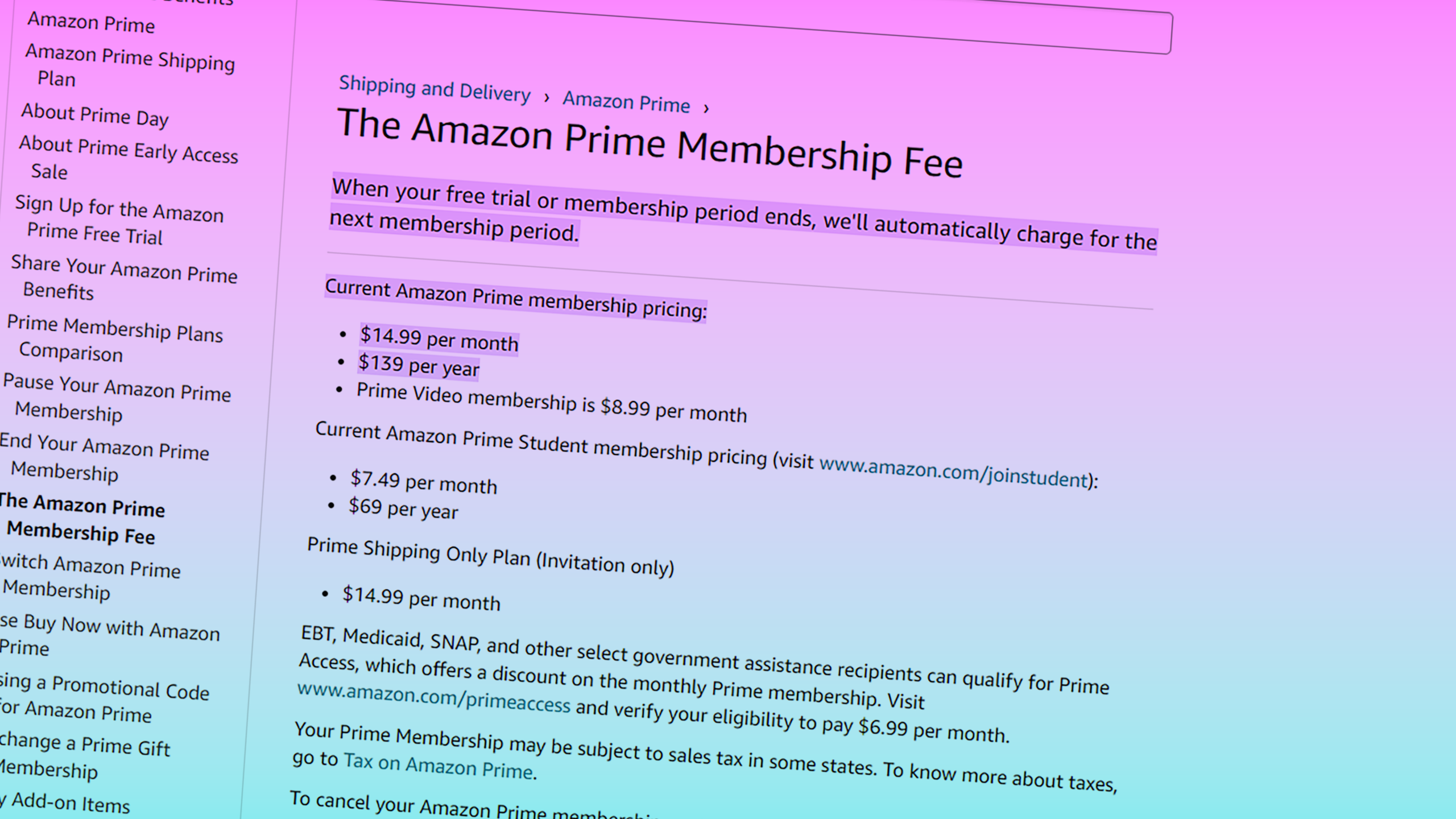 Amazon is testing the “Prime Lite” membership service! - welcome to coscline