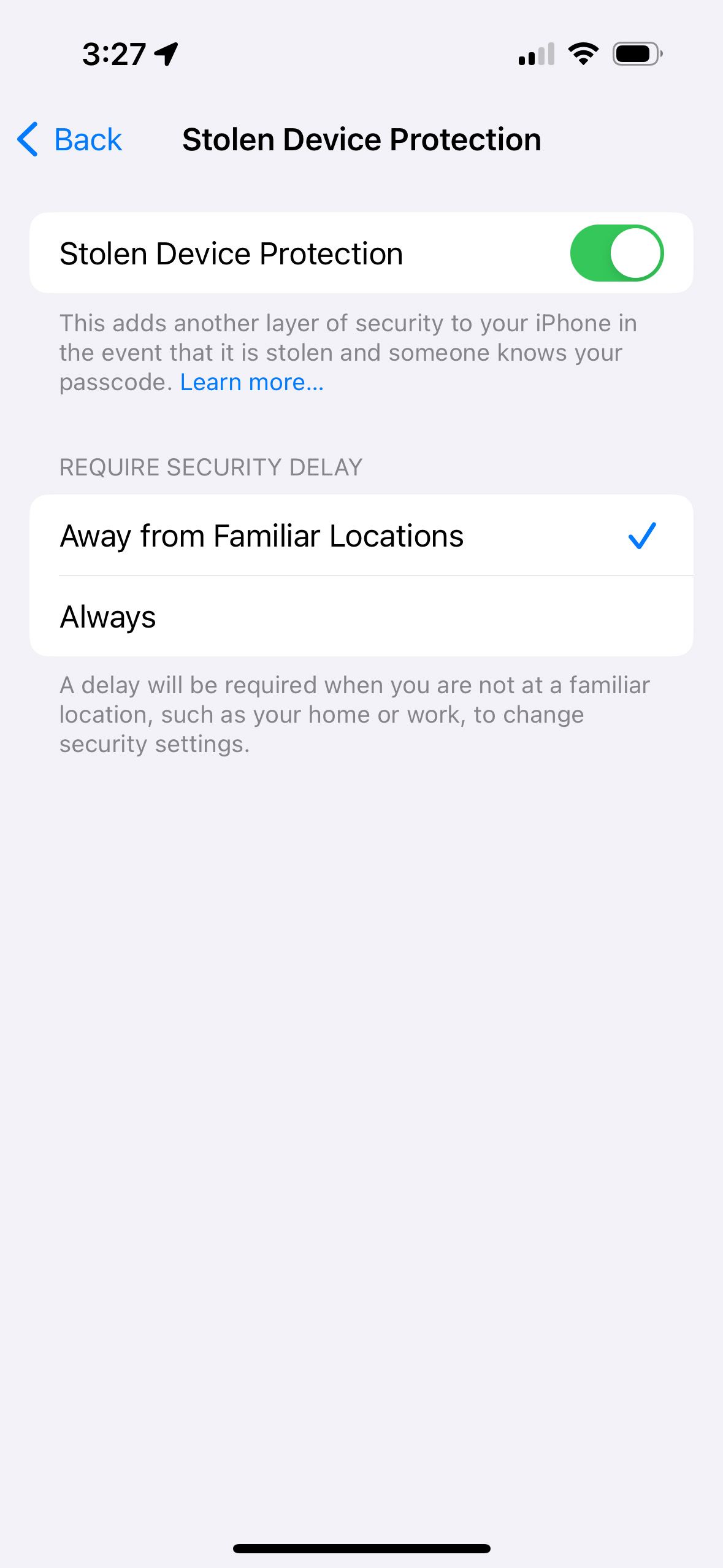 How to enable Stolen Device Protection on your iPhone