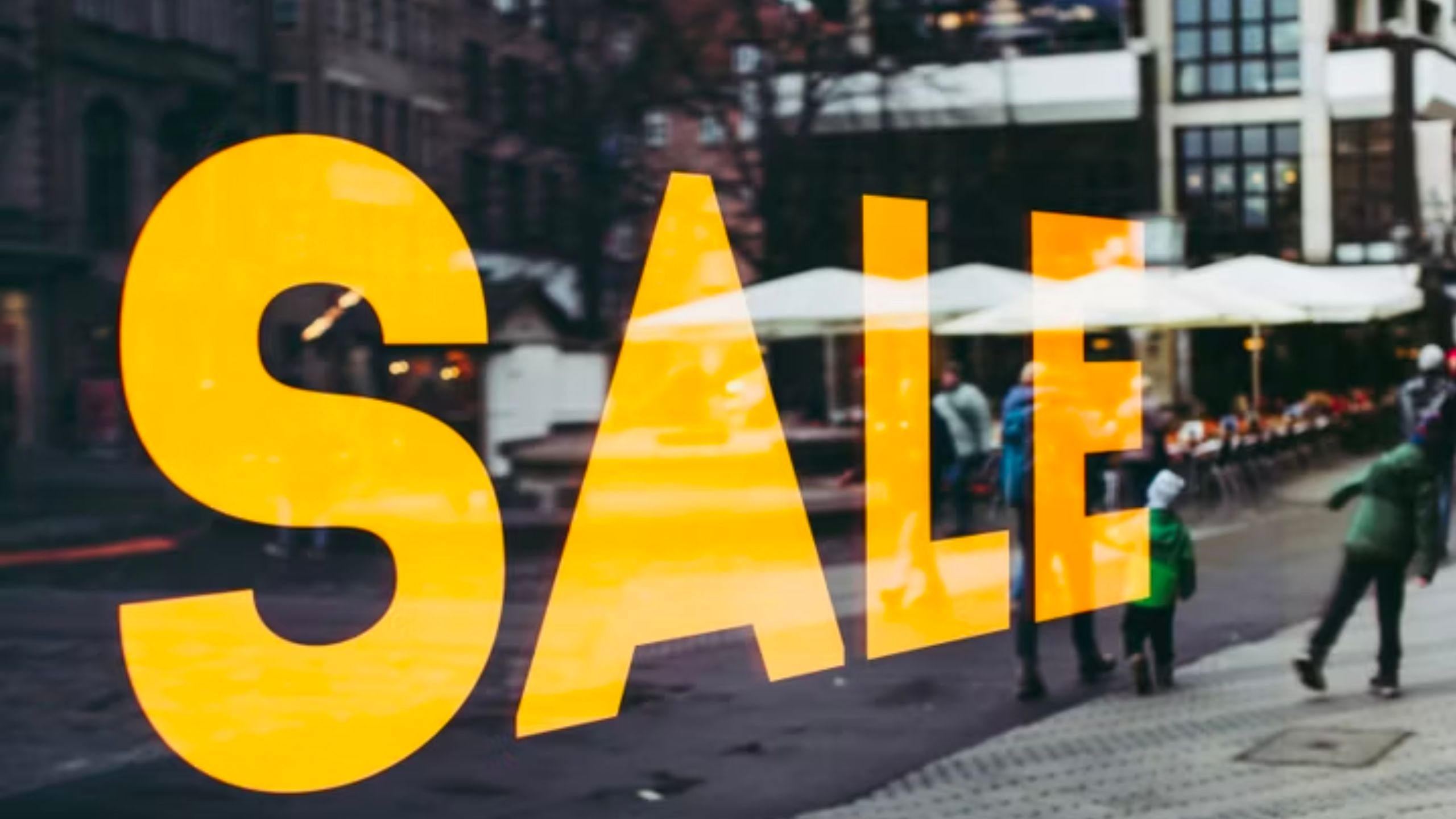 Yellow Sale sign