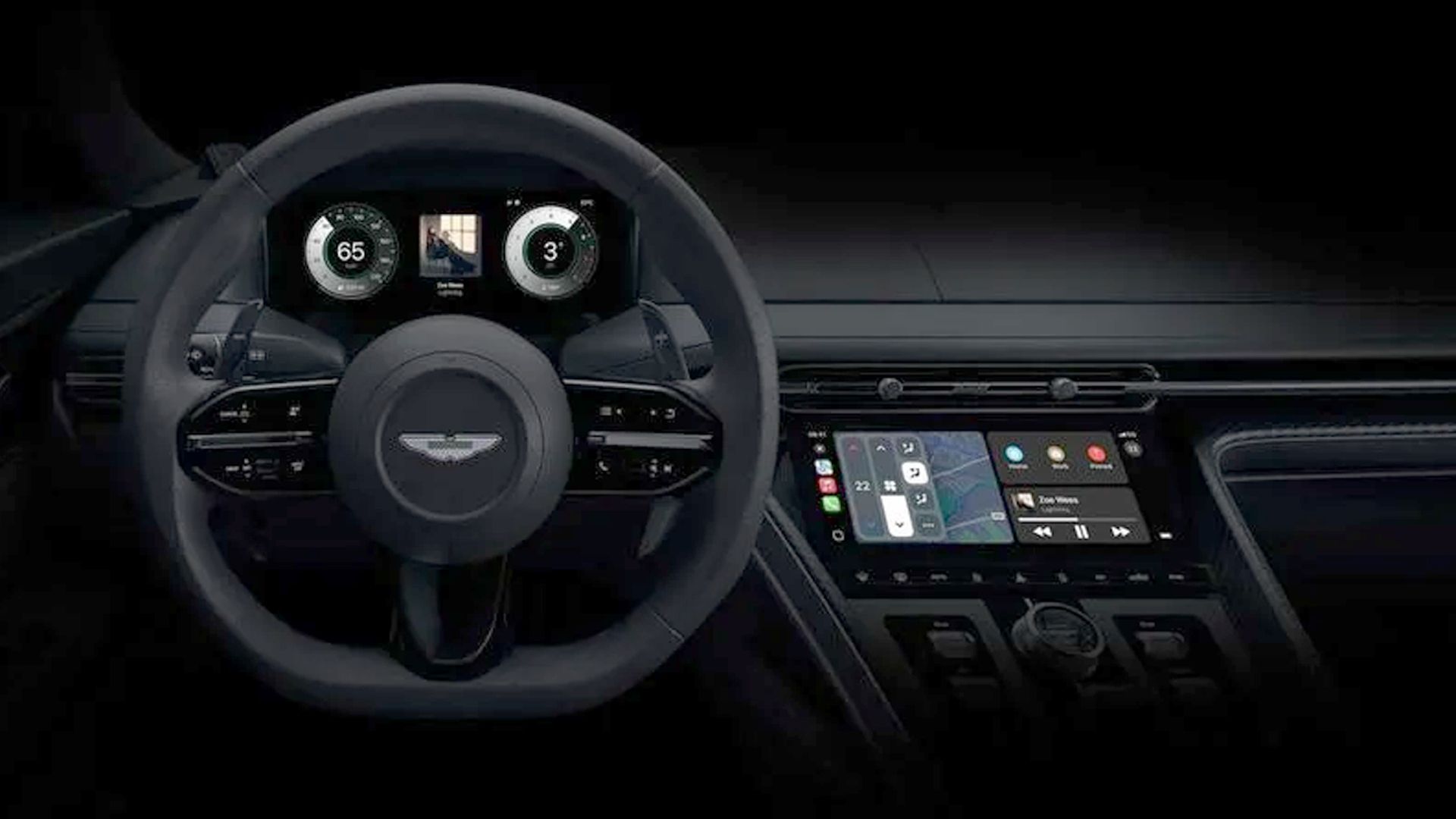 Aston Martin's next-gen CarPlay concept.