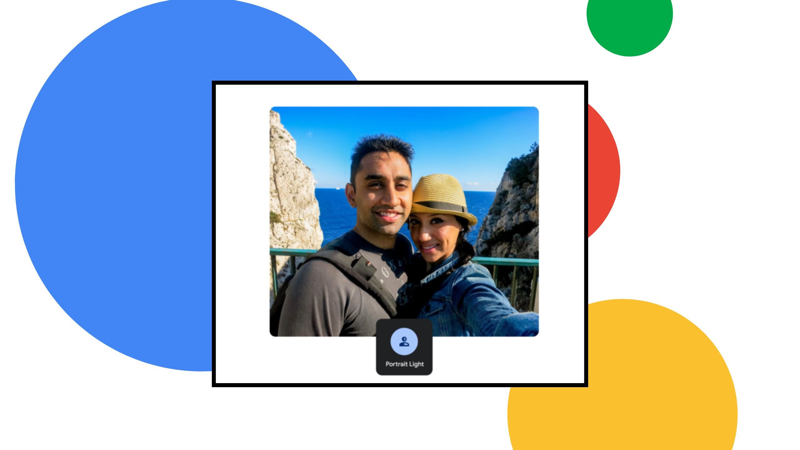Google Photos AI Portrait Light