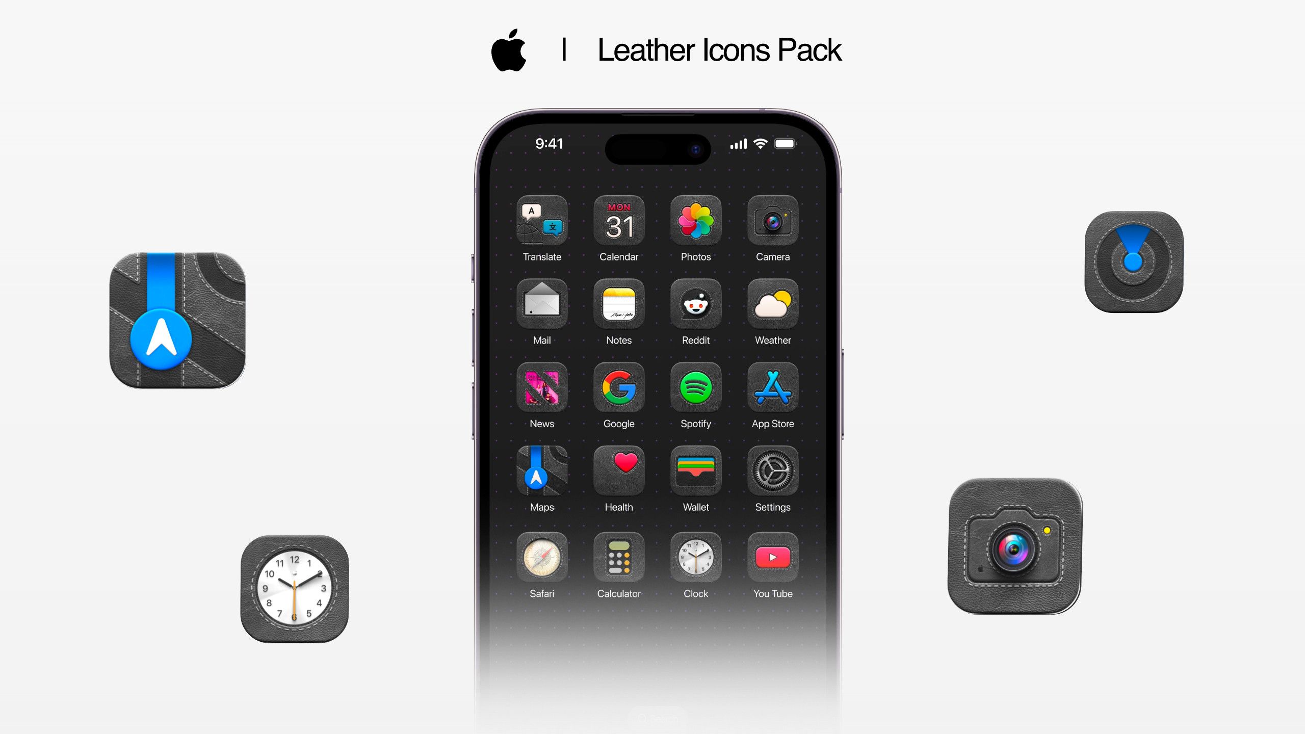 Leather Icons Pack by Attiq R. visual