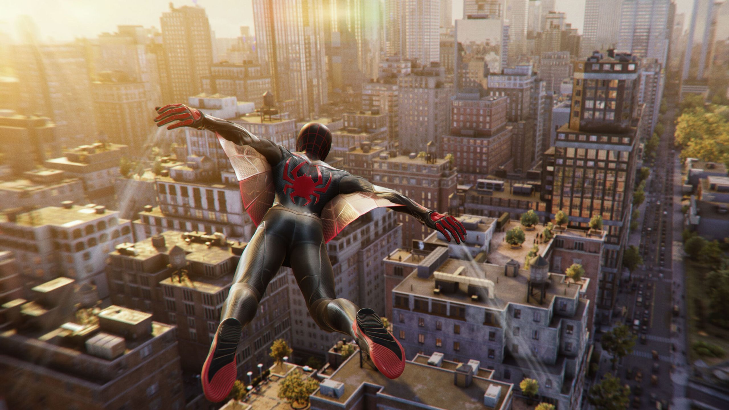 Marvel's Spider-Man 2 میں اڑتے ہوئے Miles Morales ویب ونگز