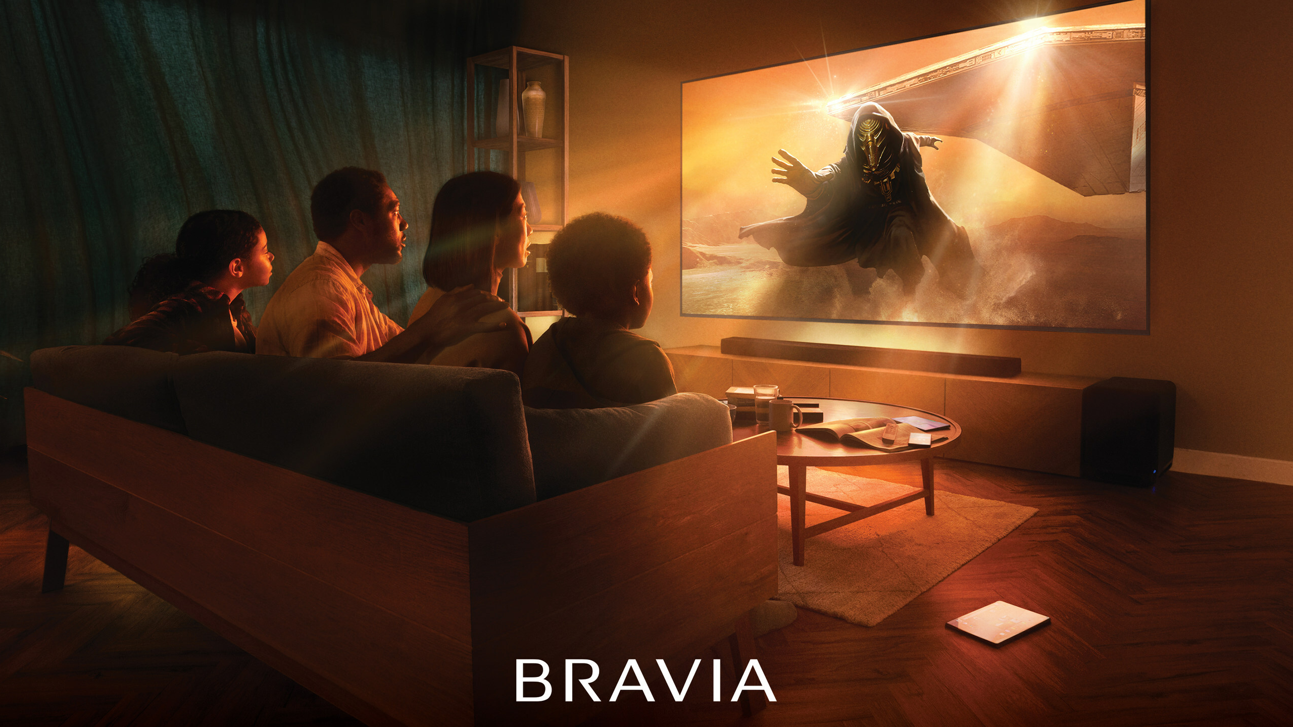 Sony Bravia 'cinema is coming home' slogan