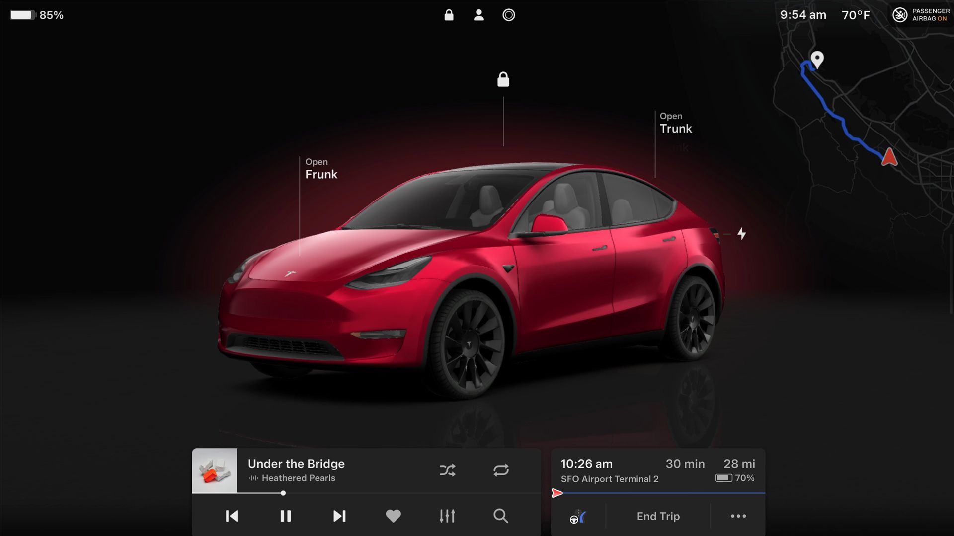 Tesla's spring 2024 software update.