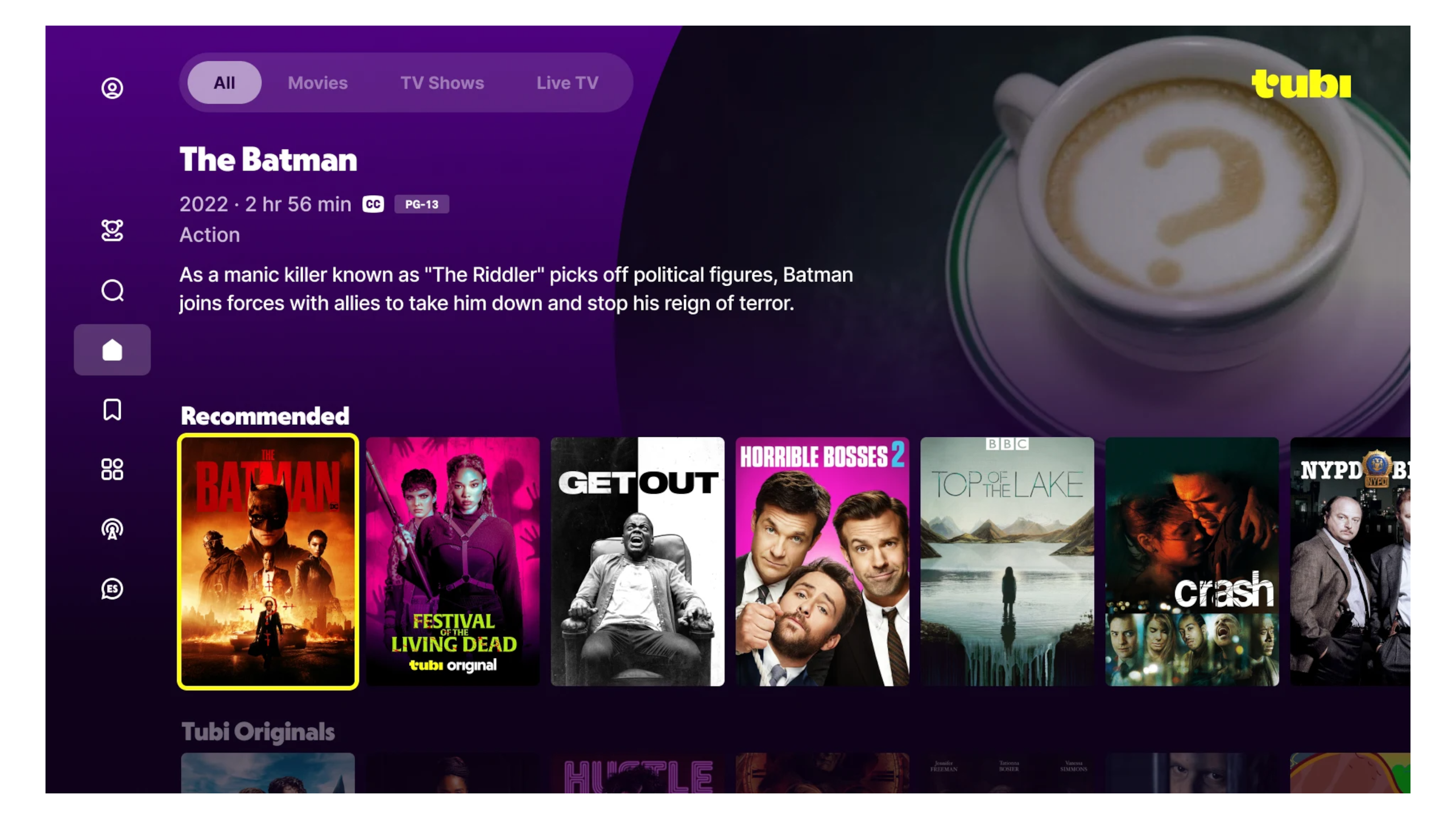 Tubi on Android TV