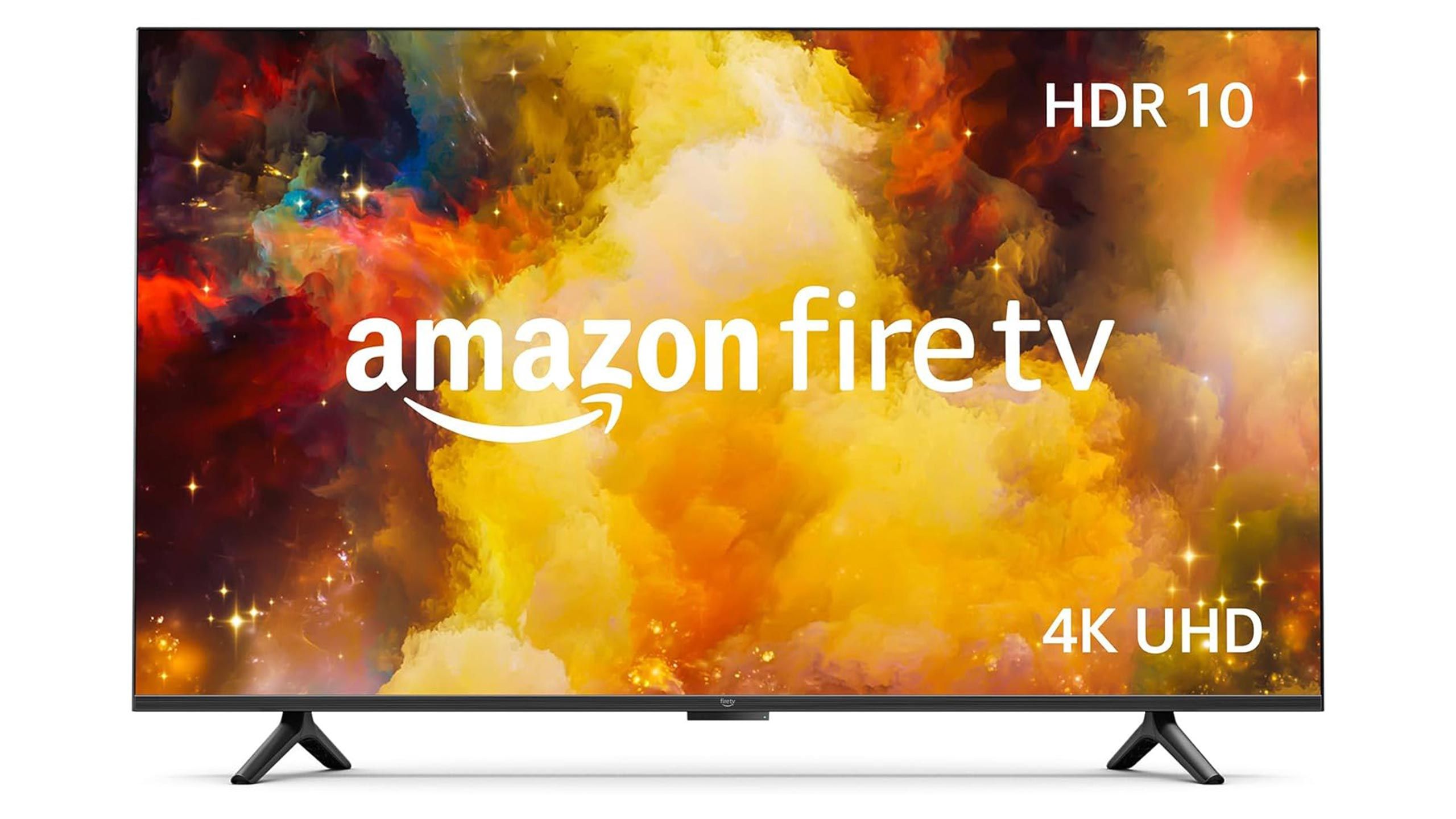 An Amazon Fire TV on a white background.