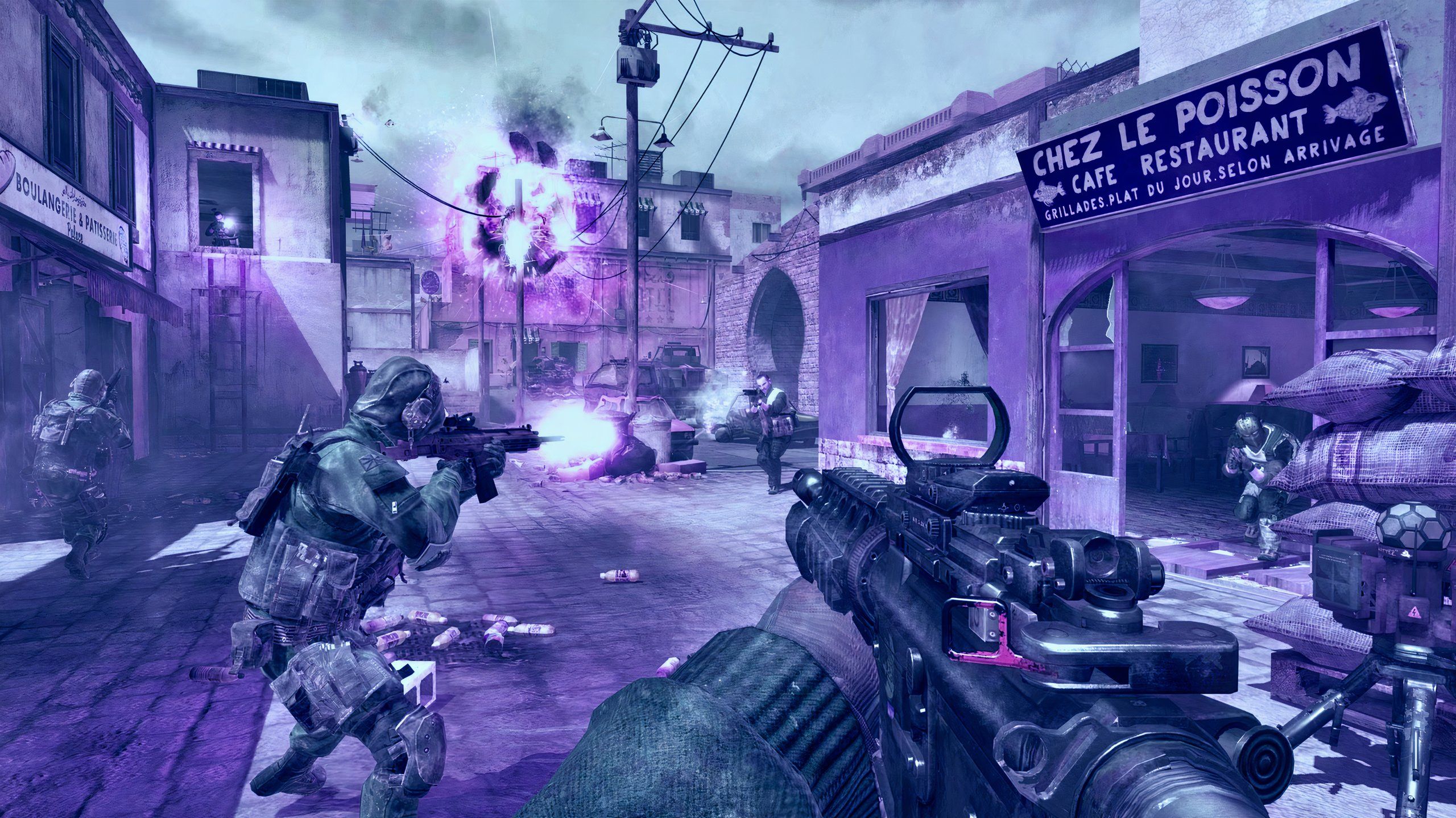 A screenshot from Call of Duty: Infinity War