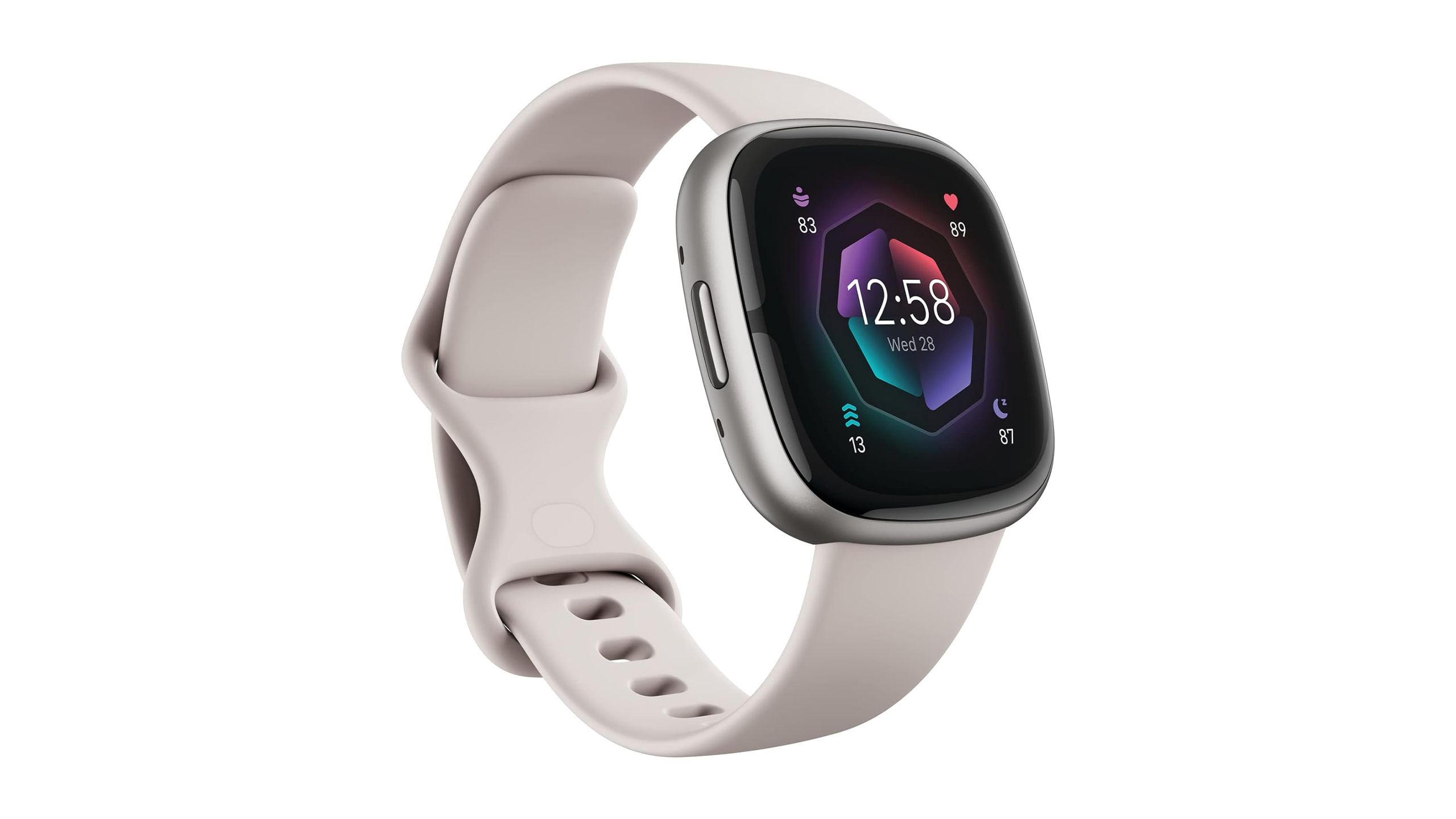 The Fitbit Sense 2 against a white background.
