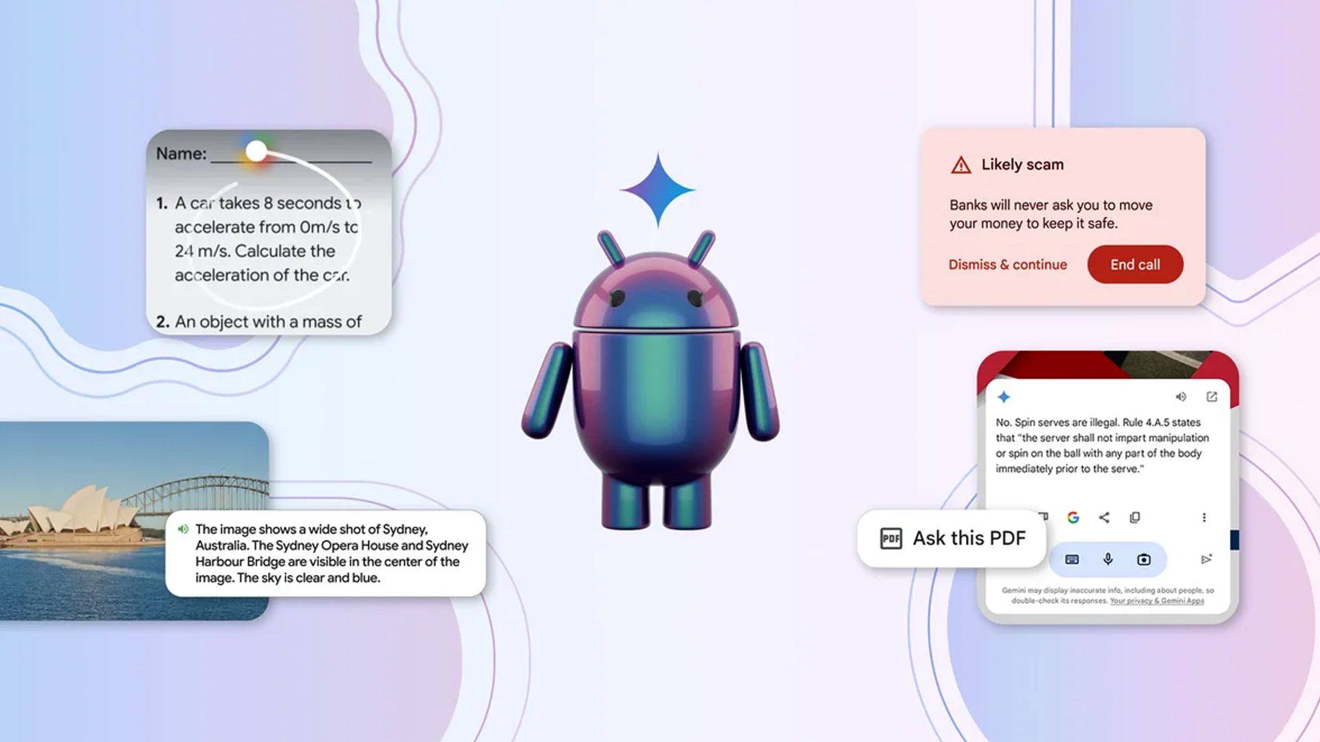 Google is bringing homework help and a new Gemini interface to Android
