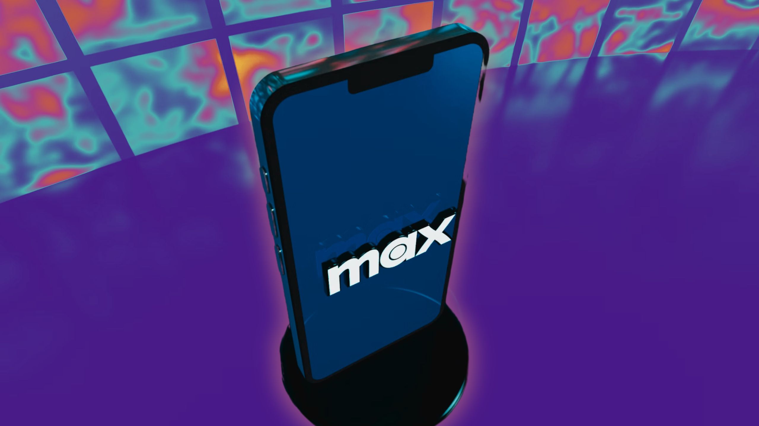 Max streaming service on an iPhone