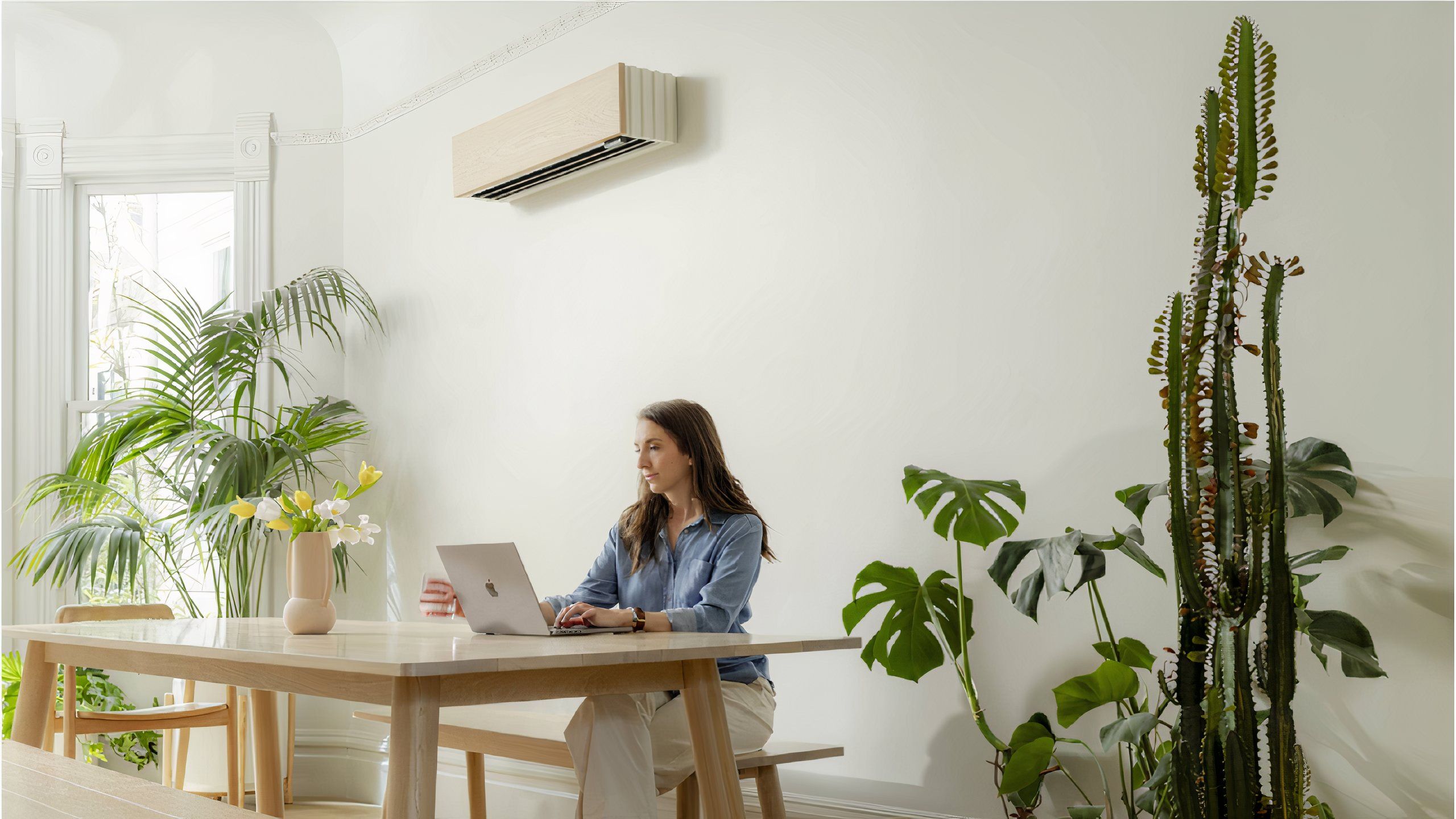 quilt HVAC in a dining room