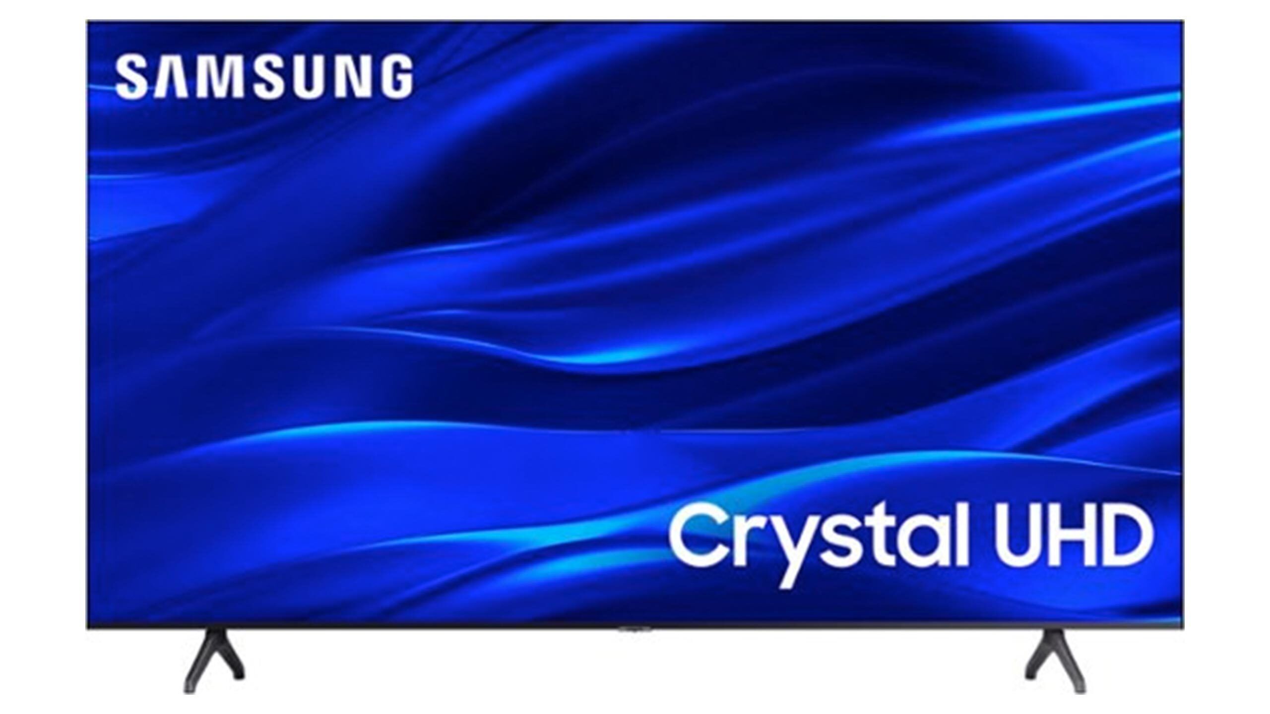 a Samsung Crystal UHD TV