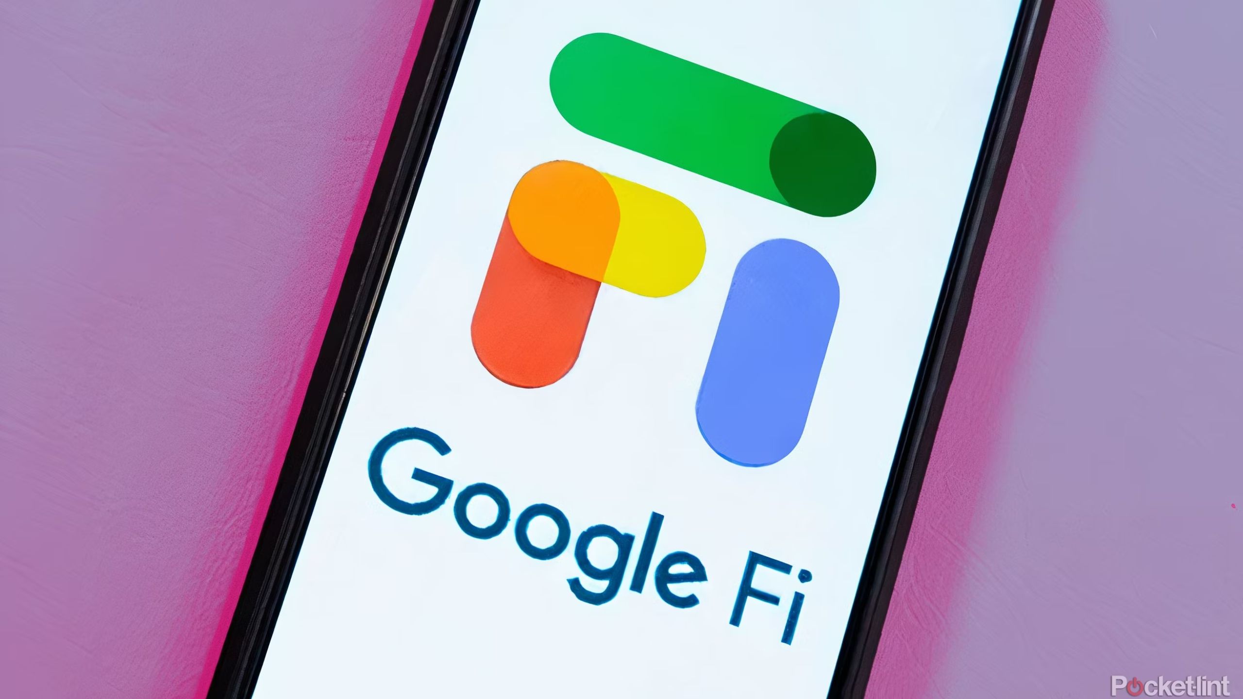 Google Fi on a smartphone. 