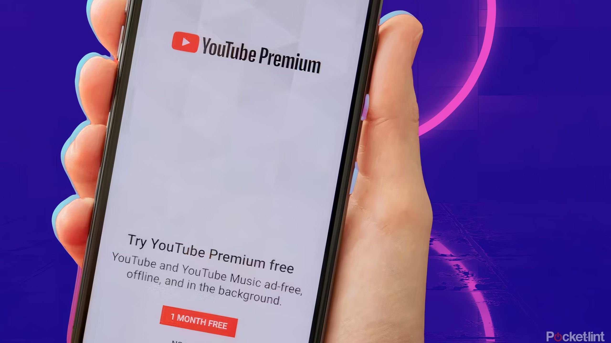 YouTube Premium home page. 