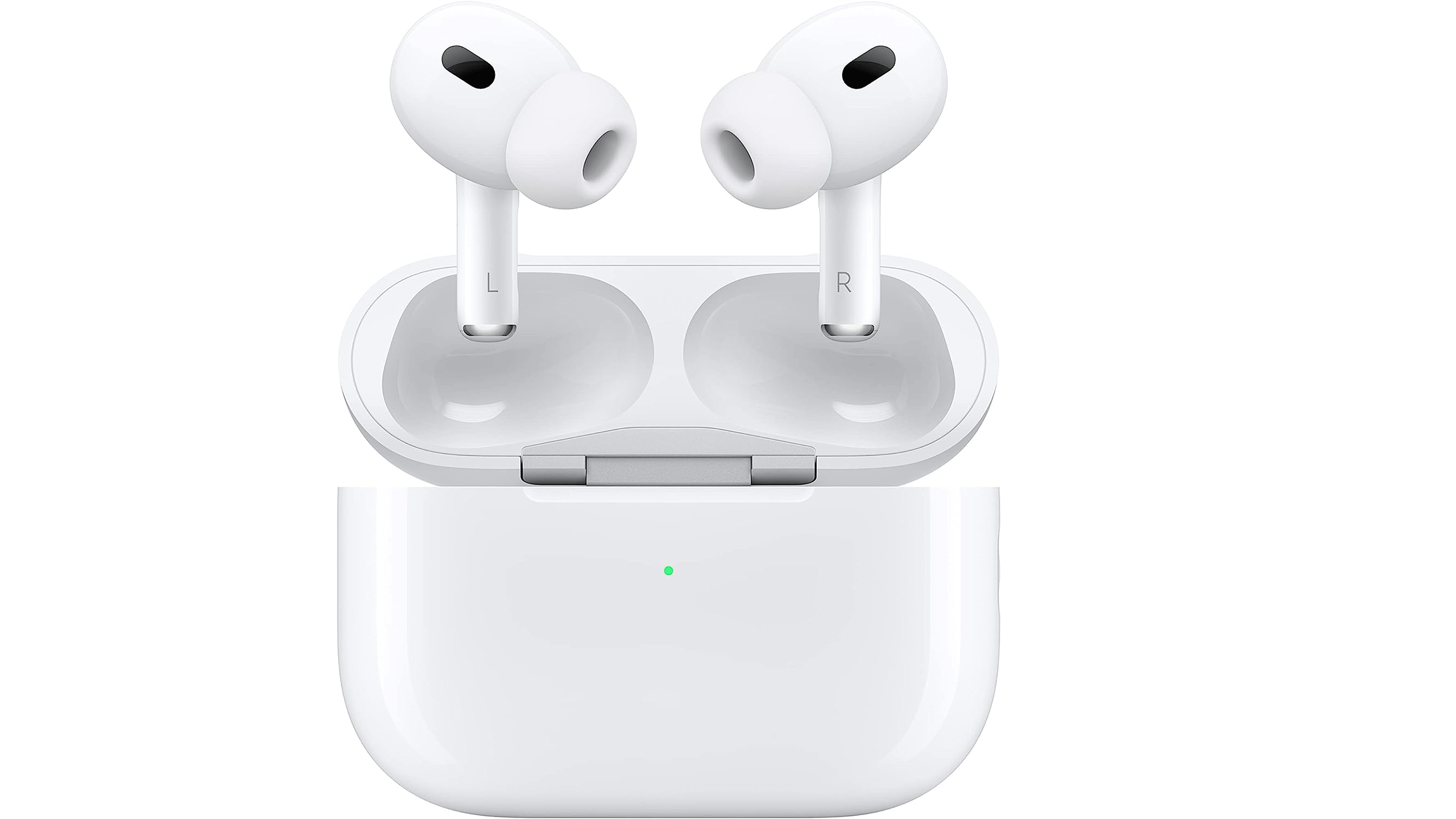 Rendering of AirPods Pro on white background