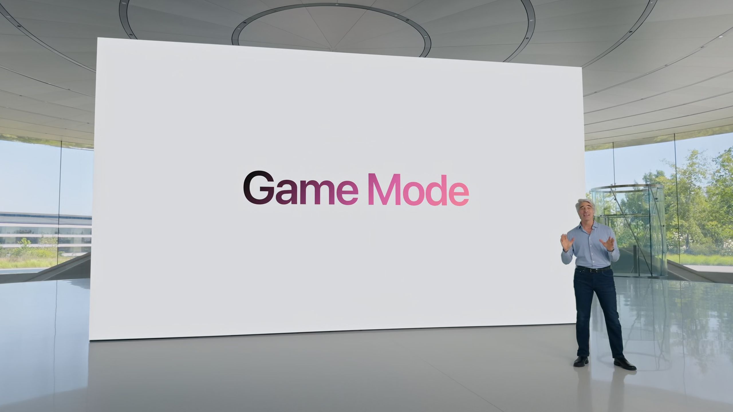 Apple Game Mode WWDC