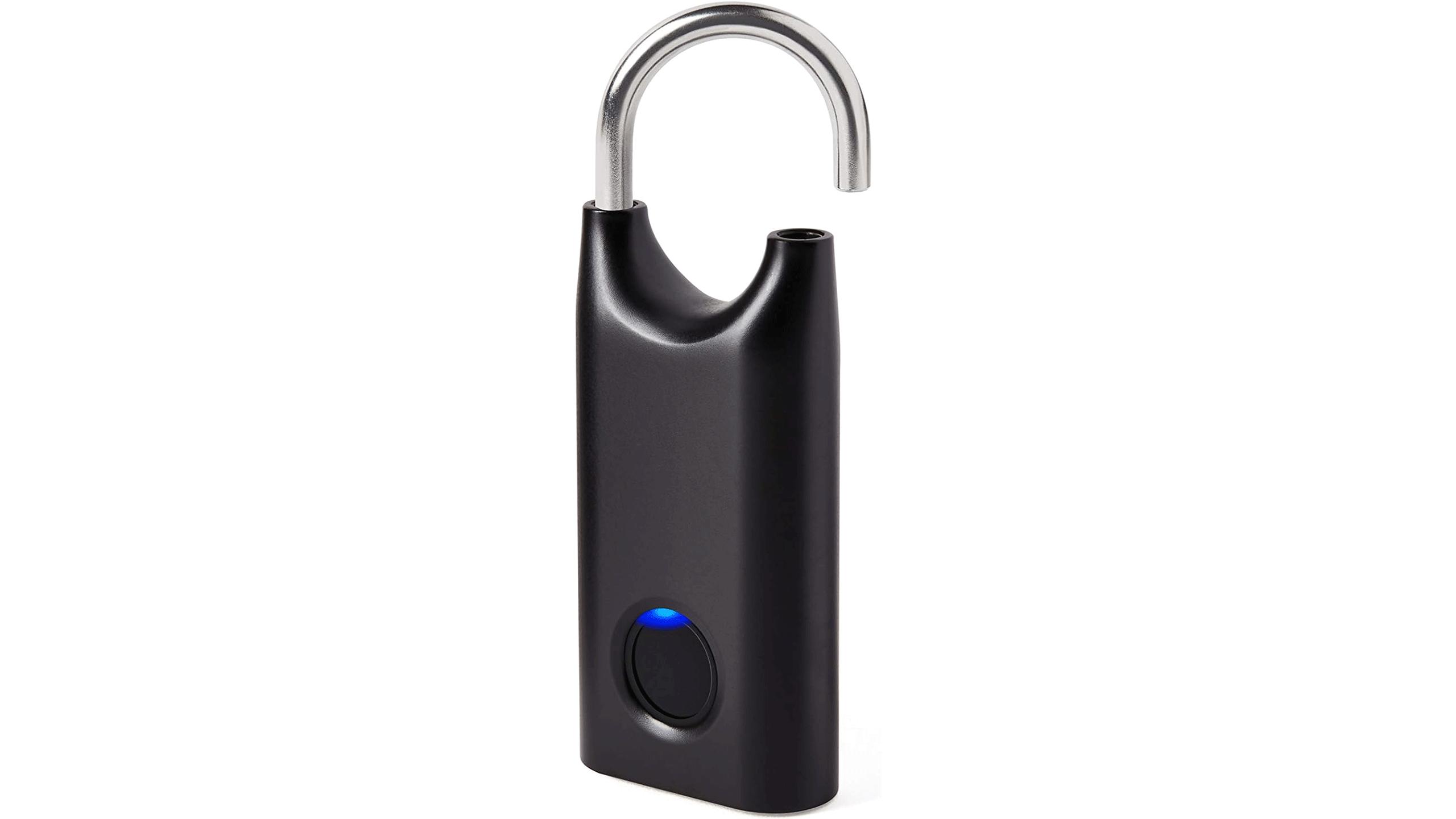 A Lexon biometric lock on a white background