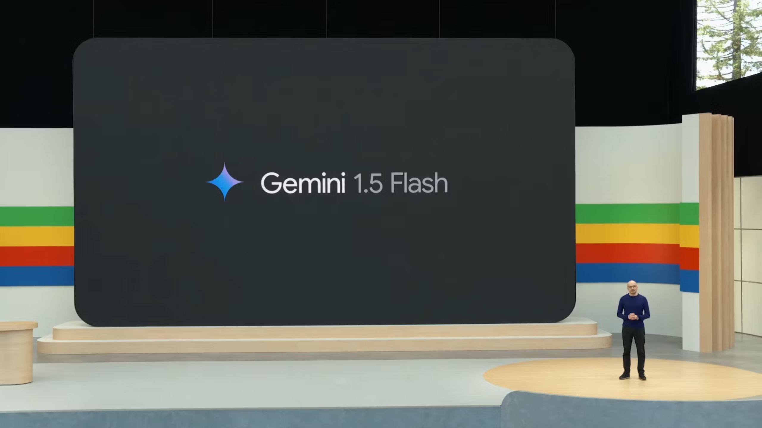 Gemini 1.5 Flash keynote presentation. 