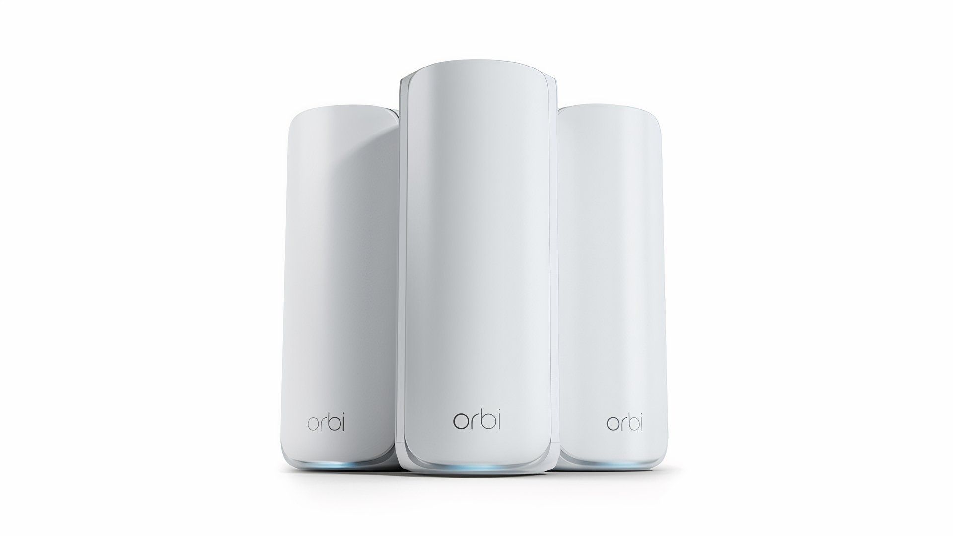 A Netgear Orbi 770 three-pack.