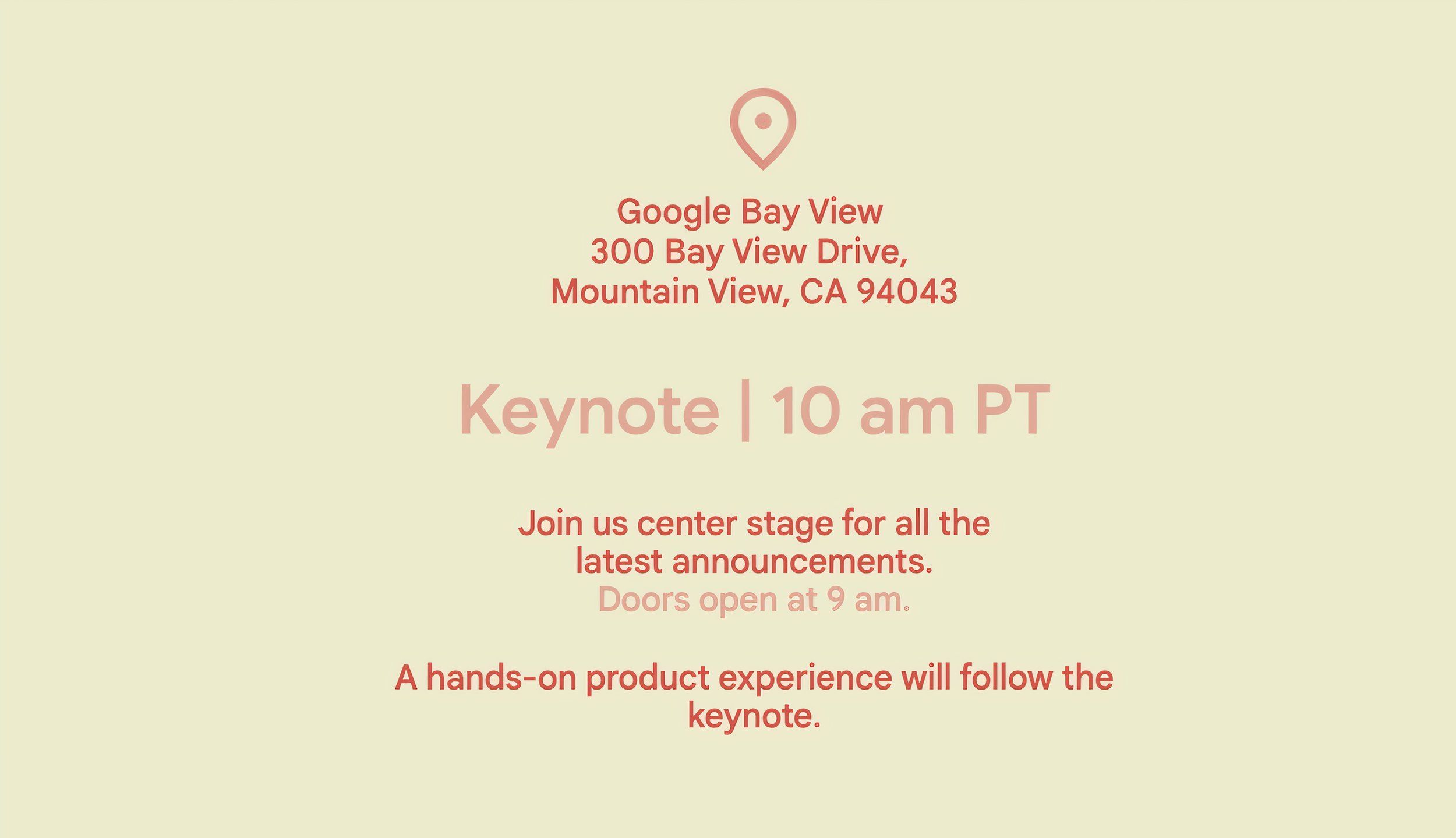 Google event