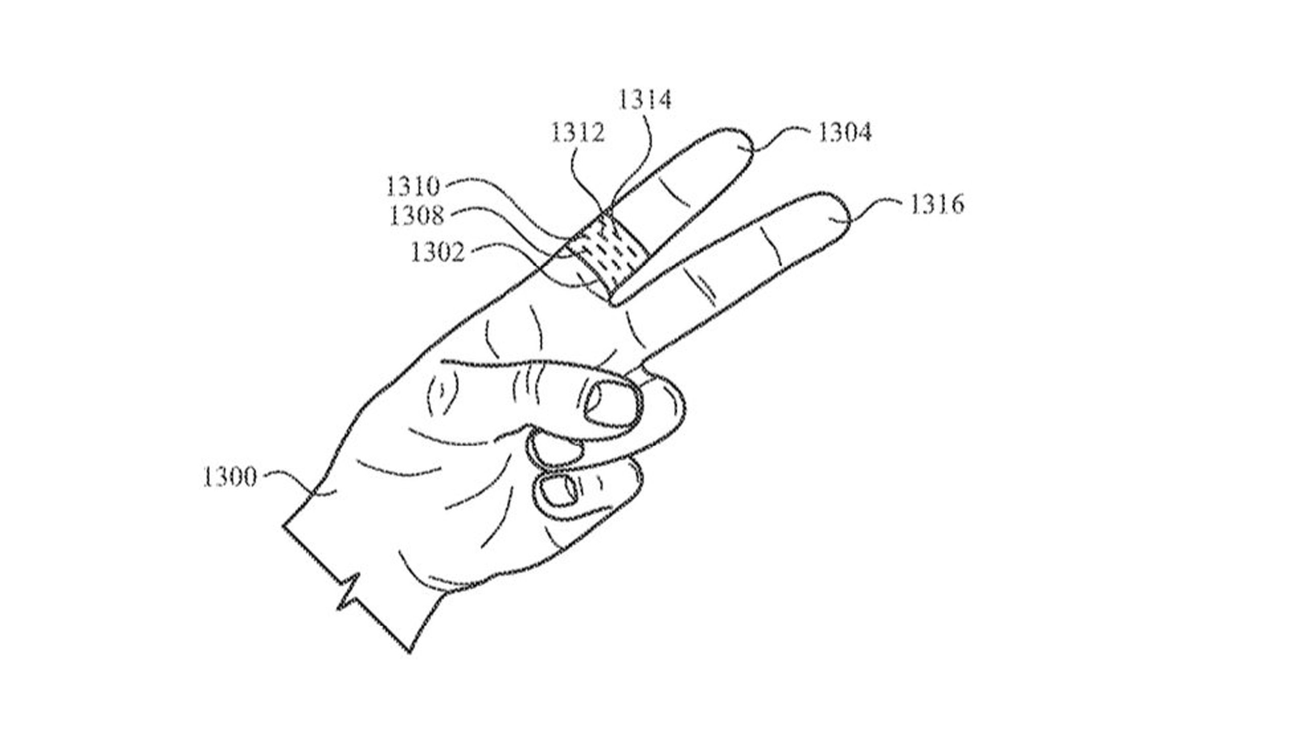 A scissors gesture in an Apple ring patent.