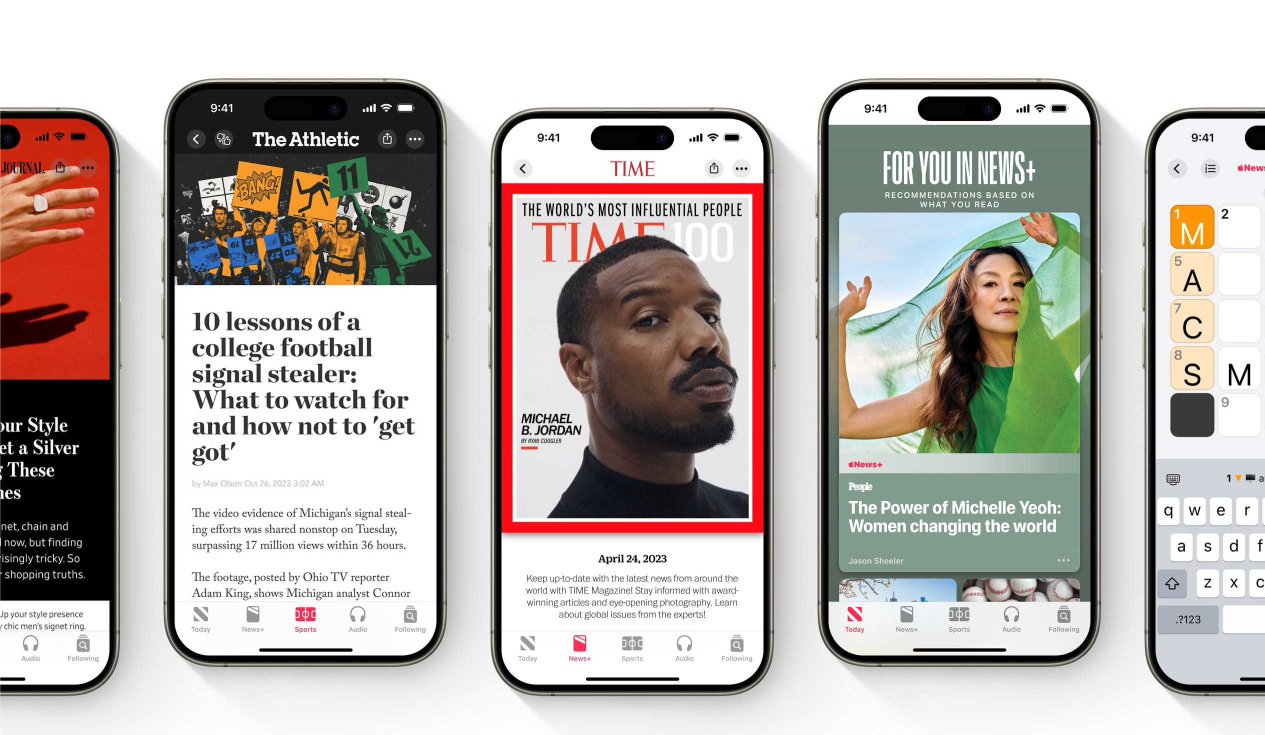 Apple News + Screenshots.