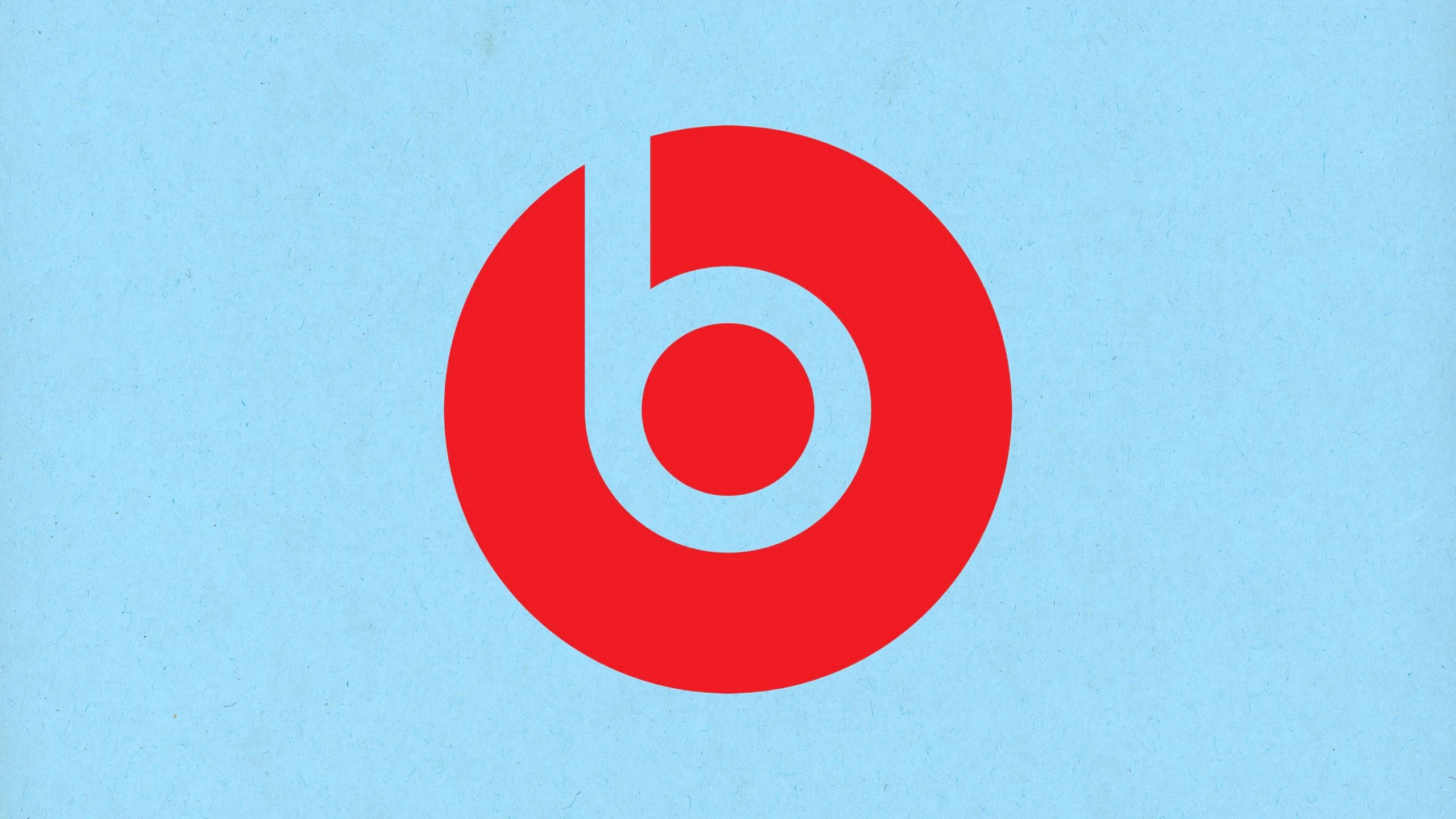 Beats Logo against a blue background 