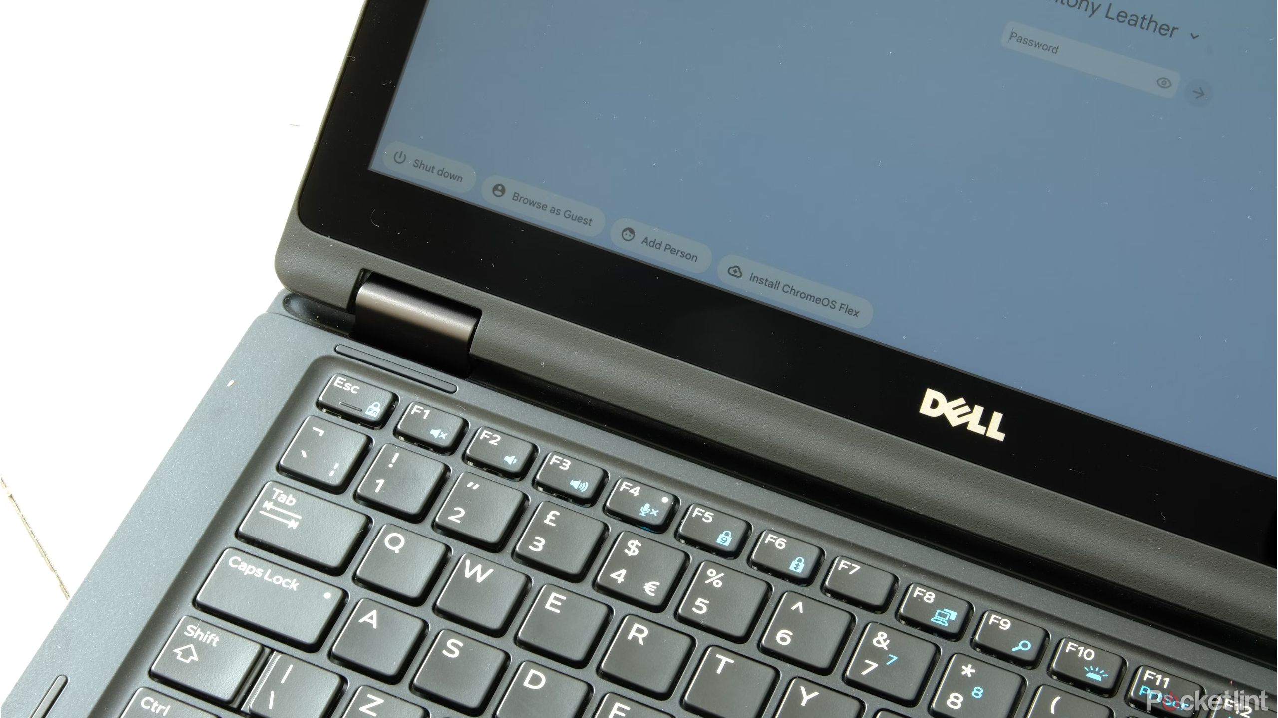 chromeOS flex main operating system on a Dell Laptop