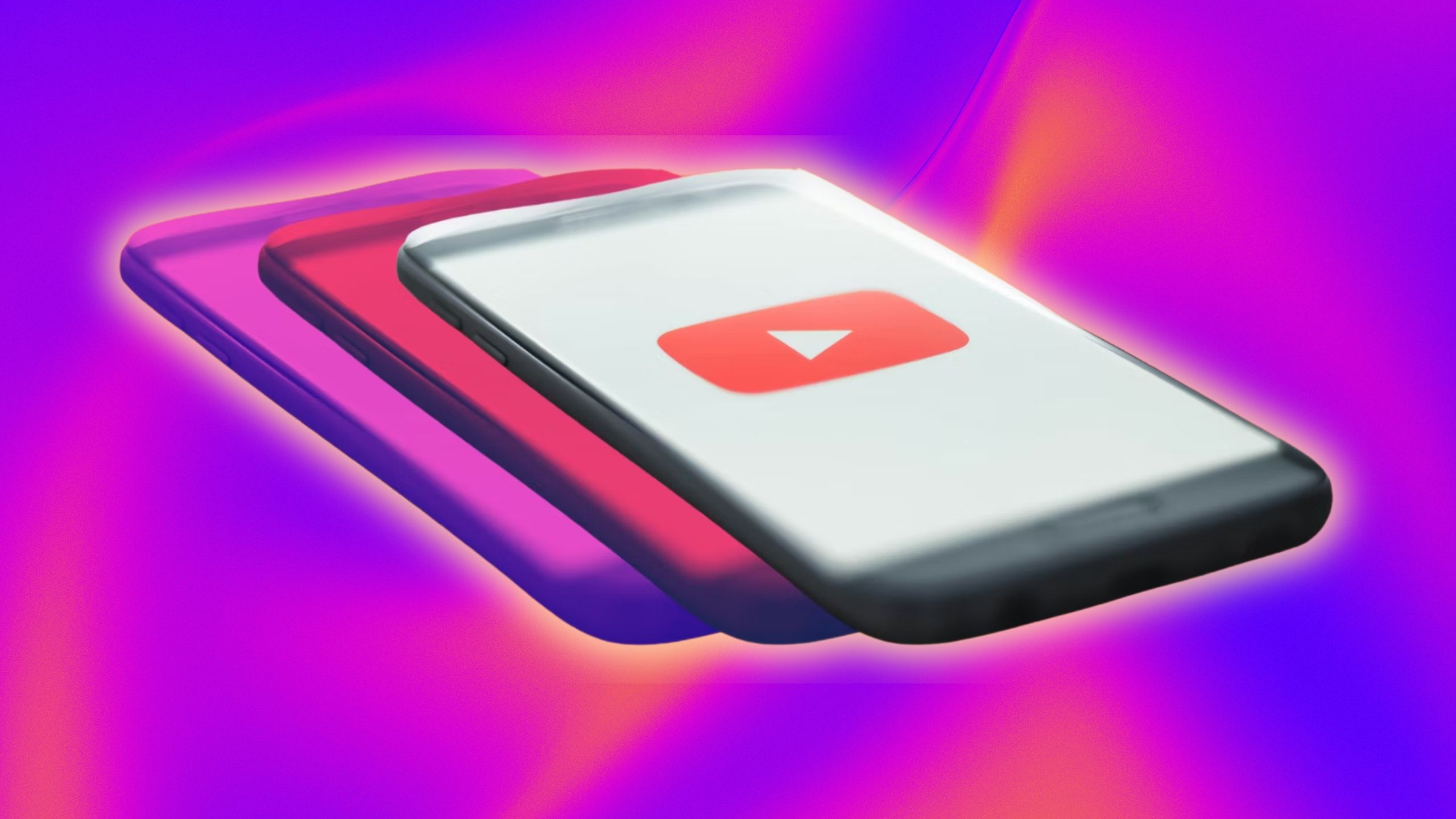 ​​​​​​​YouTube logo on a phone. 