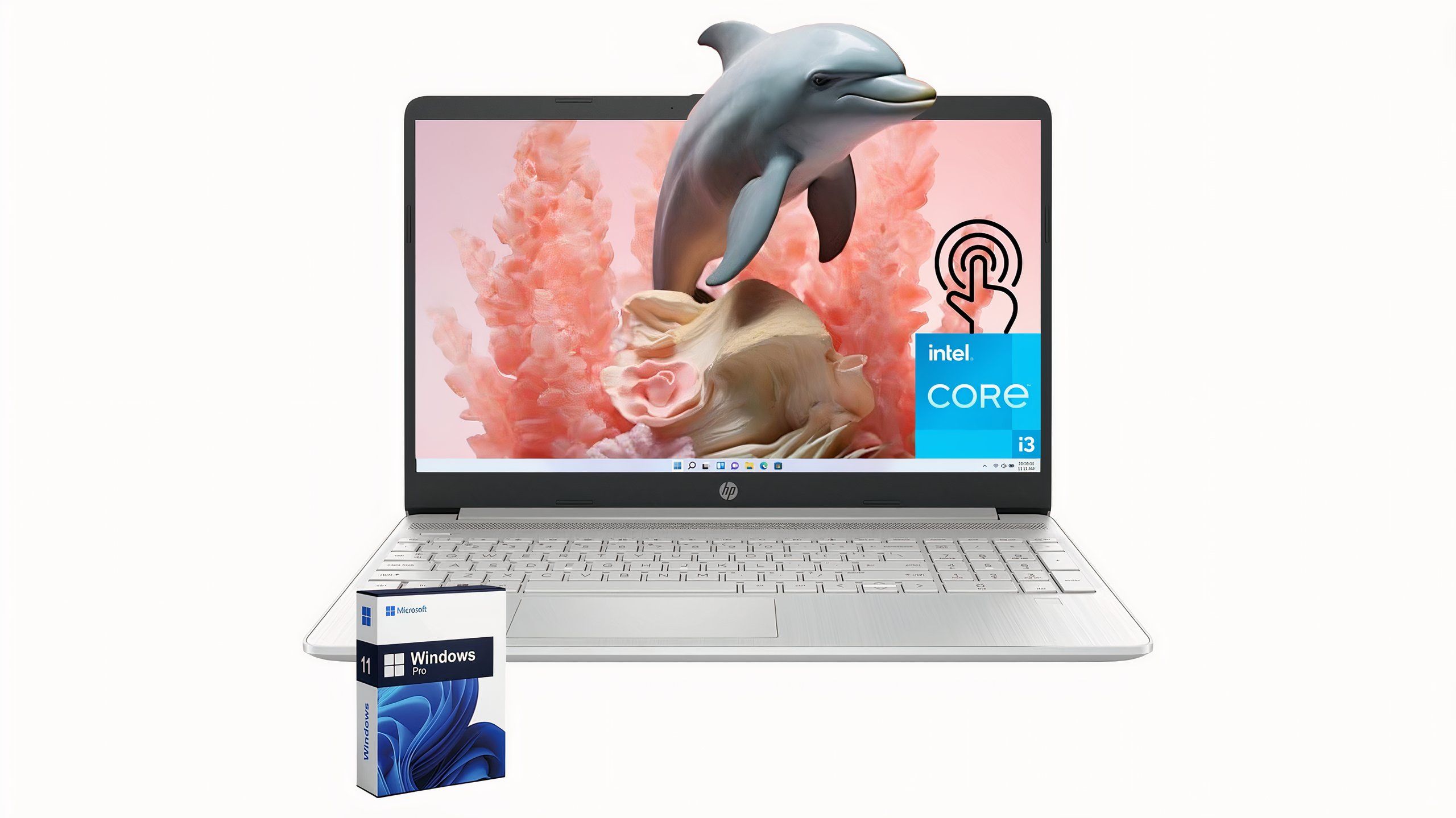 HP Touch-screen Laptop for Business and Student