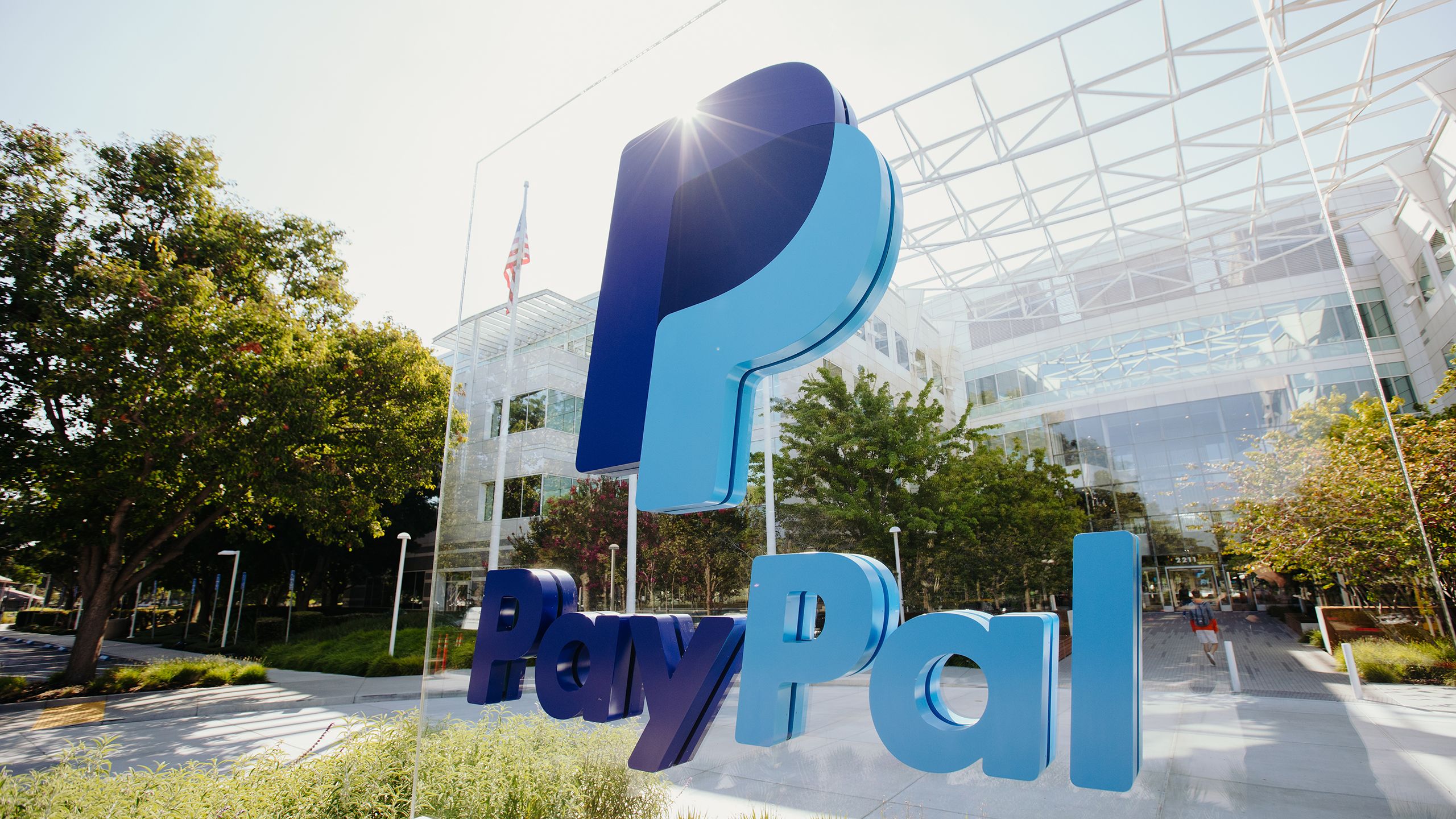 A photo of the PayPal office in San Jose