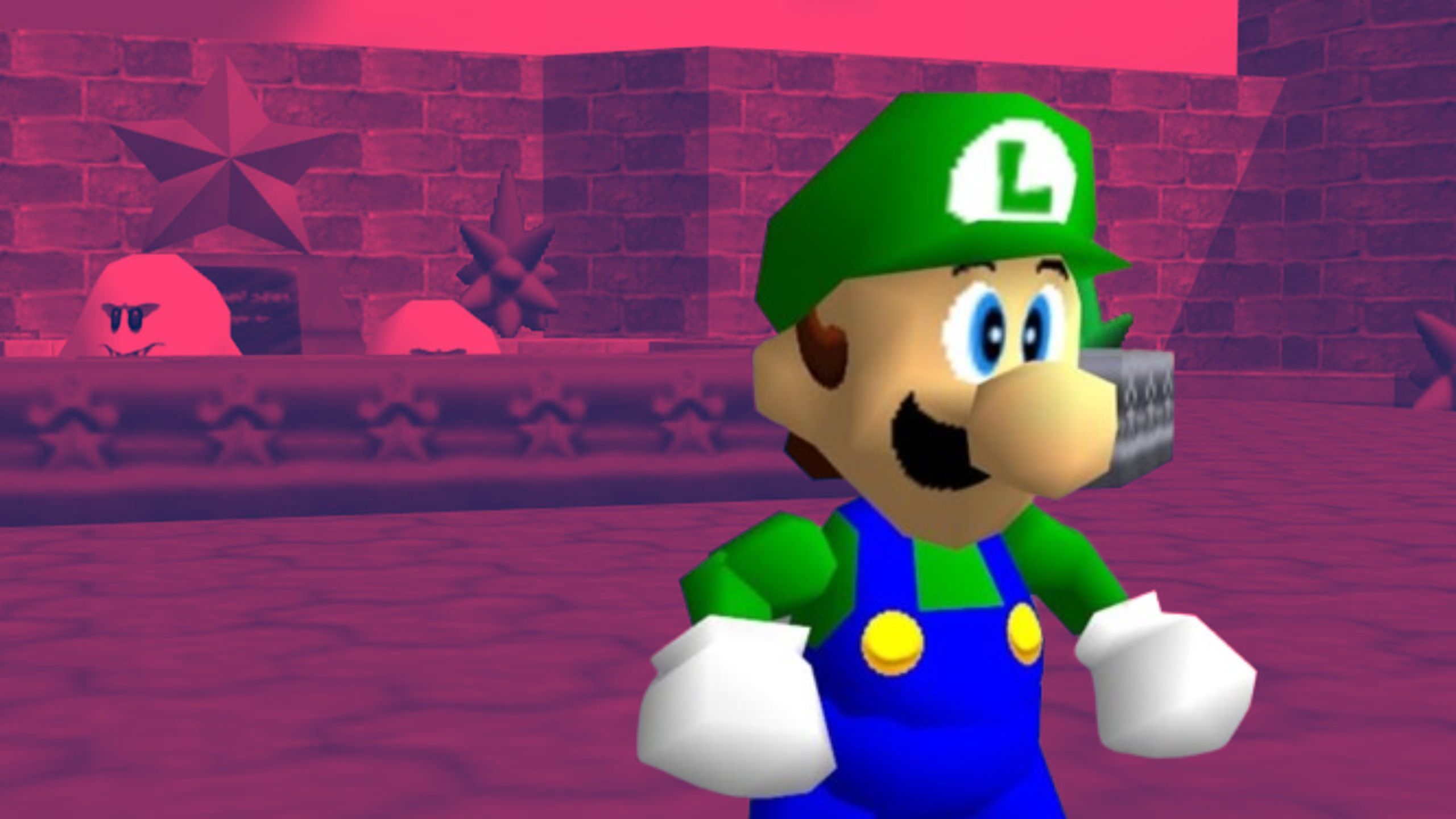 Luigi in Mario 64