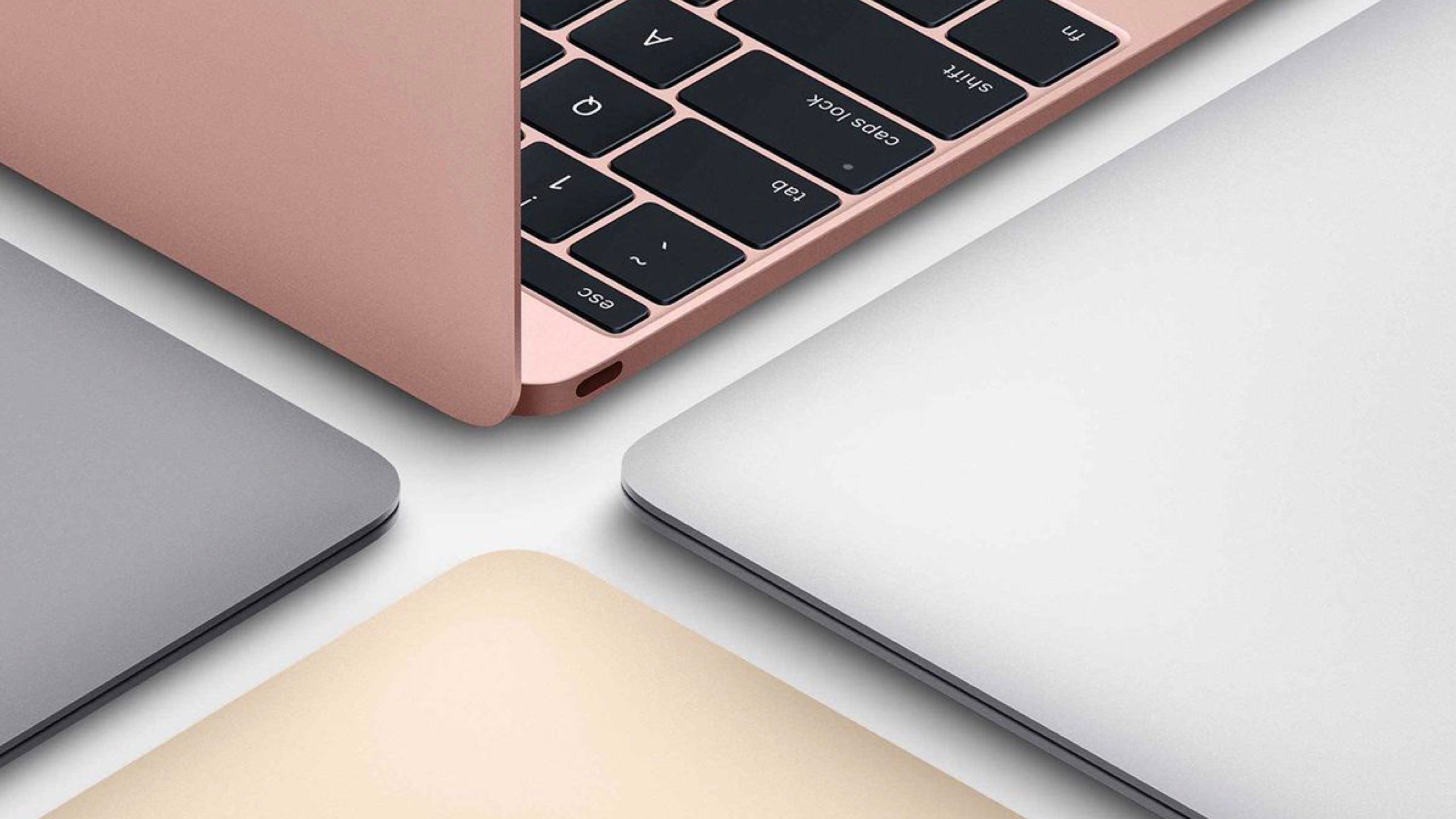 The four colors of the 12-inch MacBook