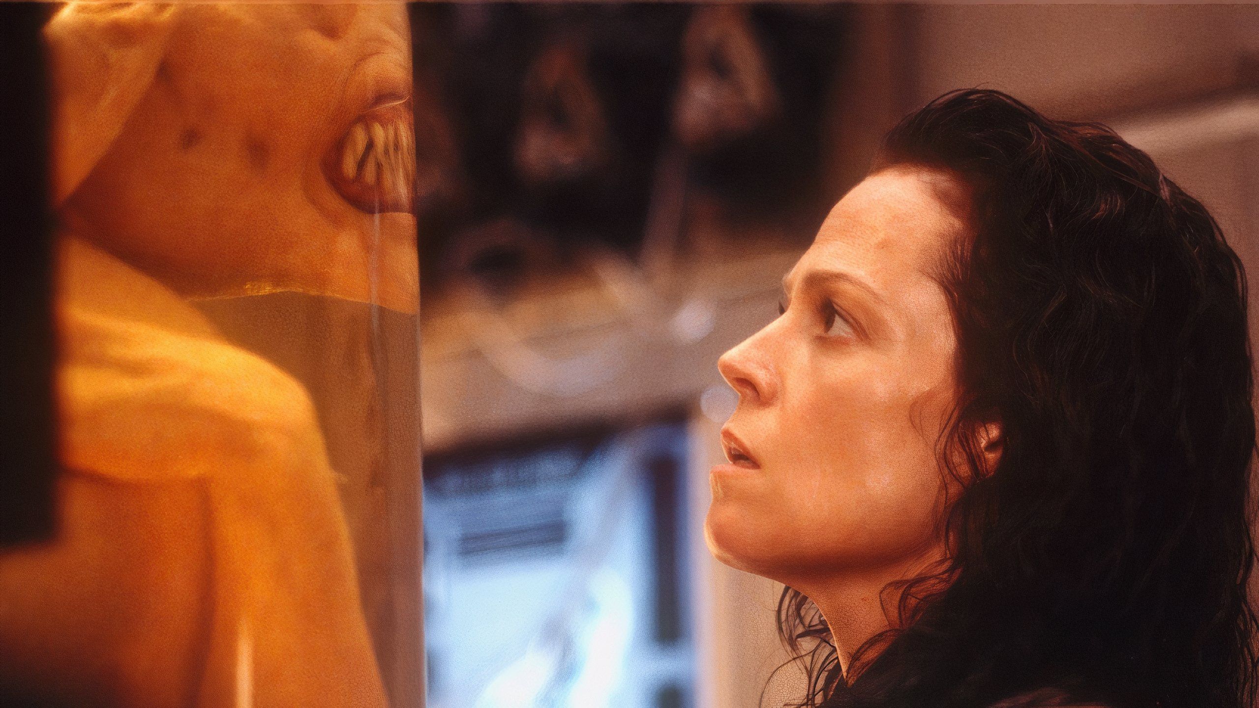 The Ripley clone examining a dead xenomorph experiment.