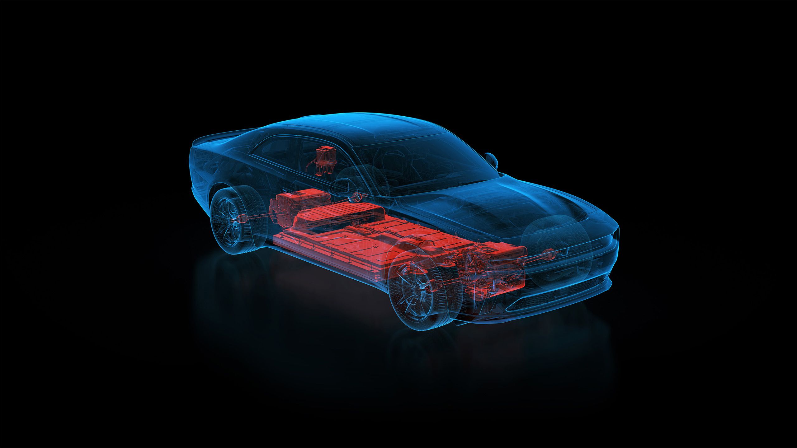 The 2024 Dodge Charger Daytona EV uses the Stellantis STLA Large platform.