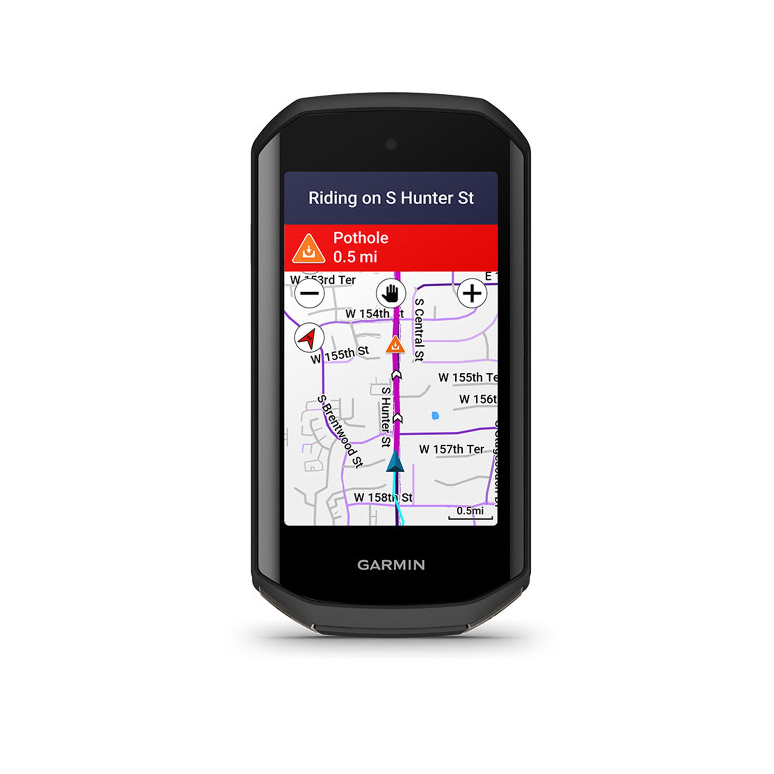 Place the Garmin Edge 1050 on a white background.