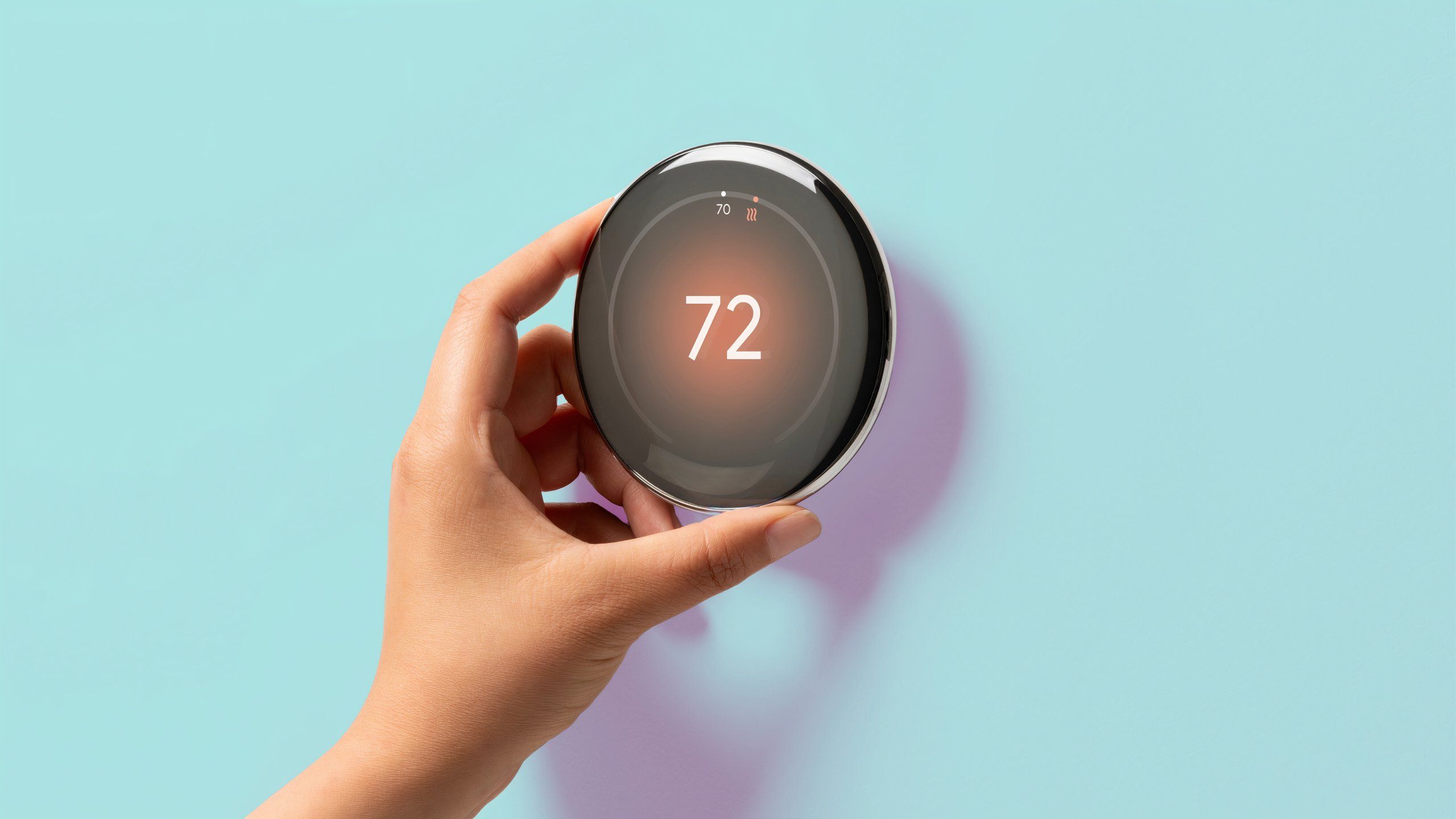 This is the Google Nest Learning Thermostat we get after waiting 9 years