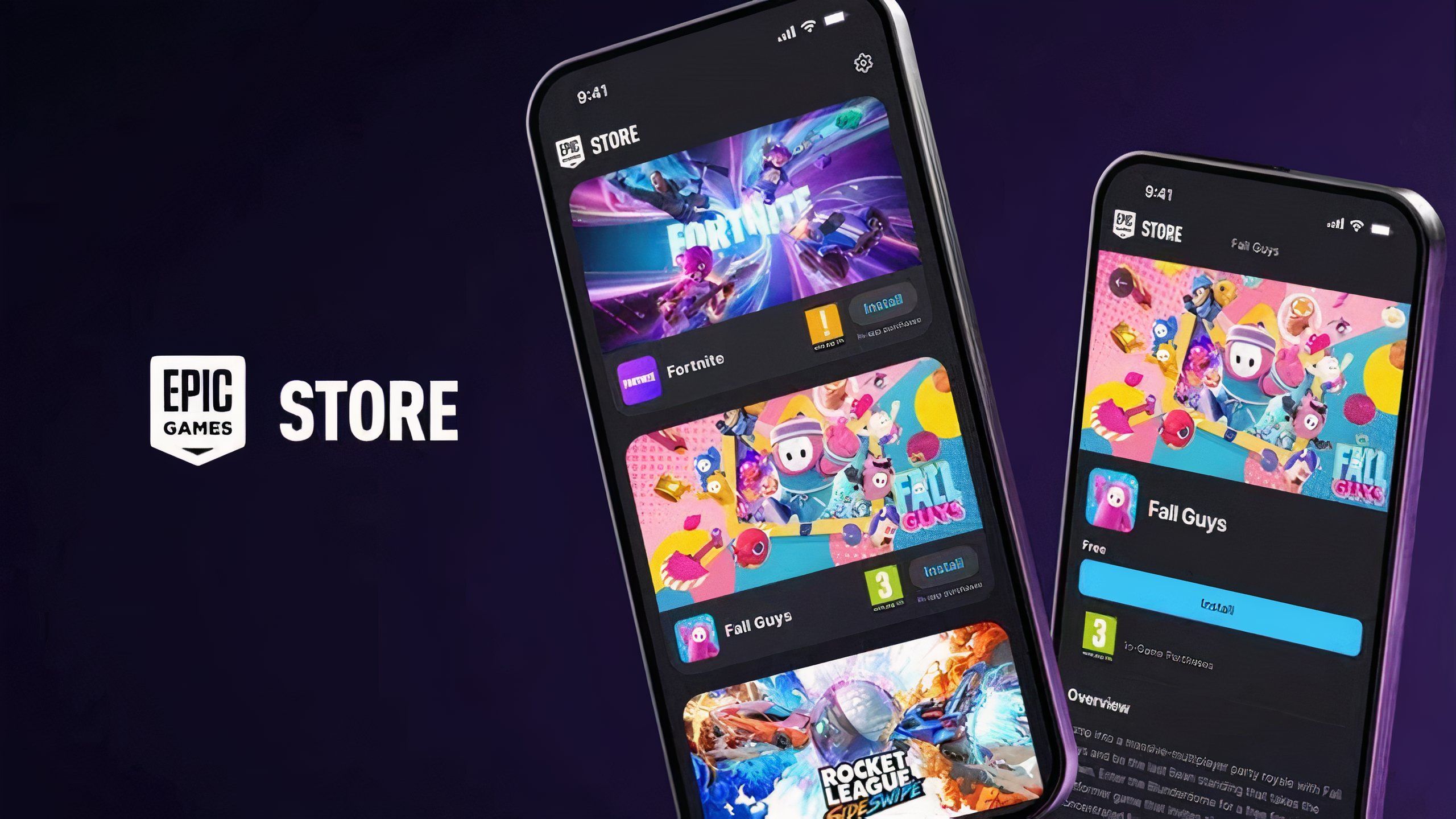 Epic Games Store mobile banner.