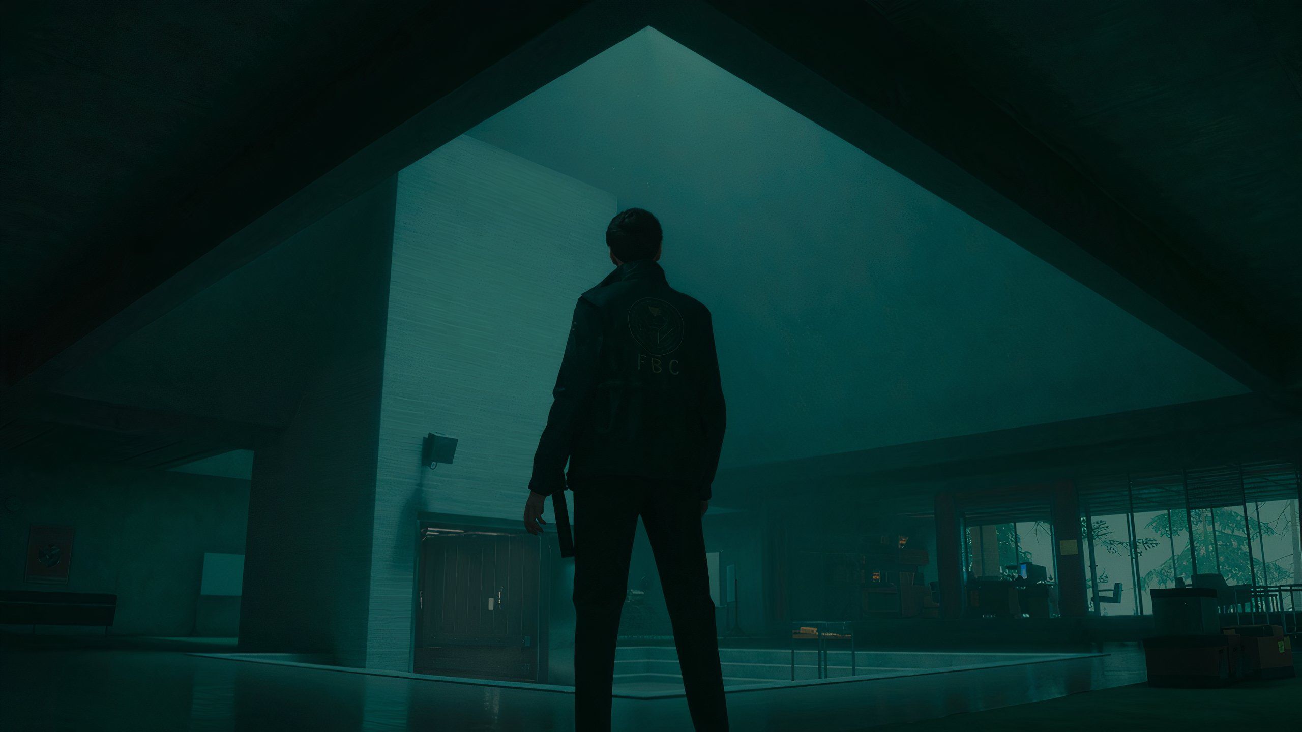 A screenshot from Alan Wake 2: The Lake House.