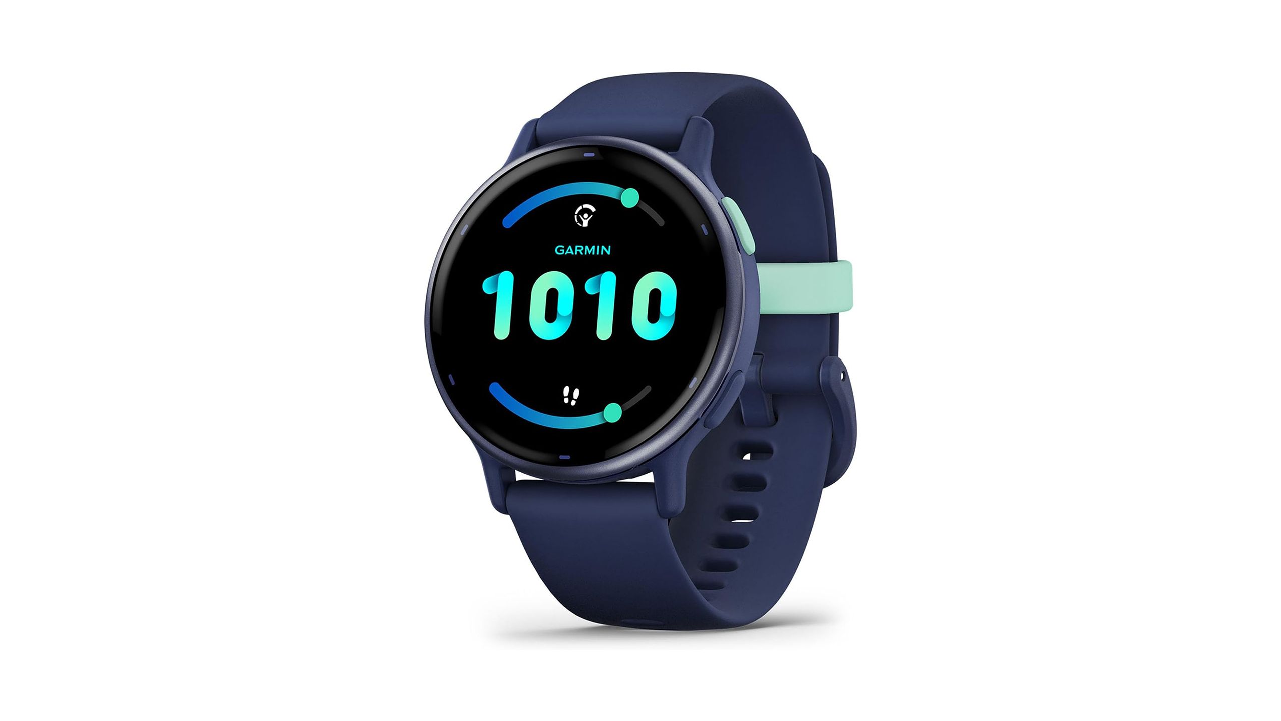 The Garmin Vivoactive 5 is placed against a white background. 