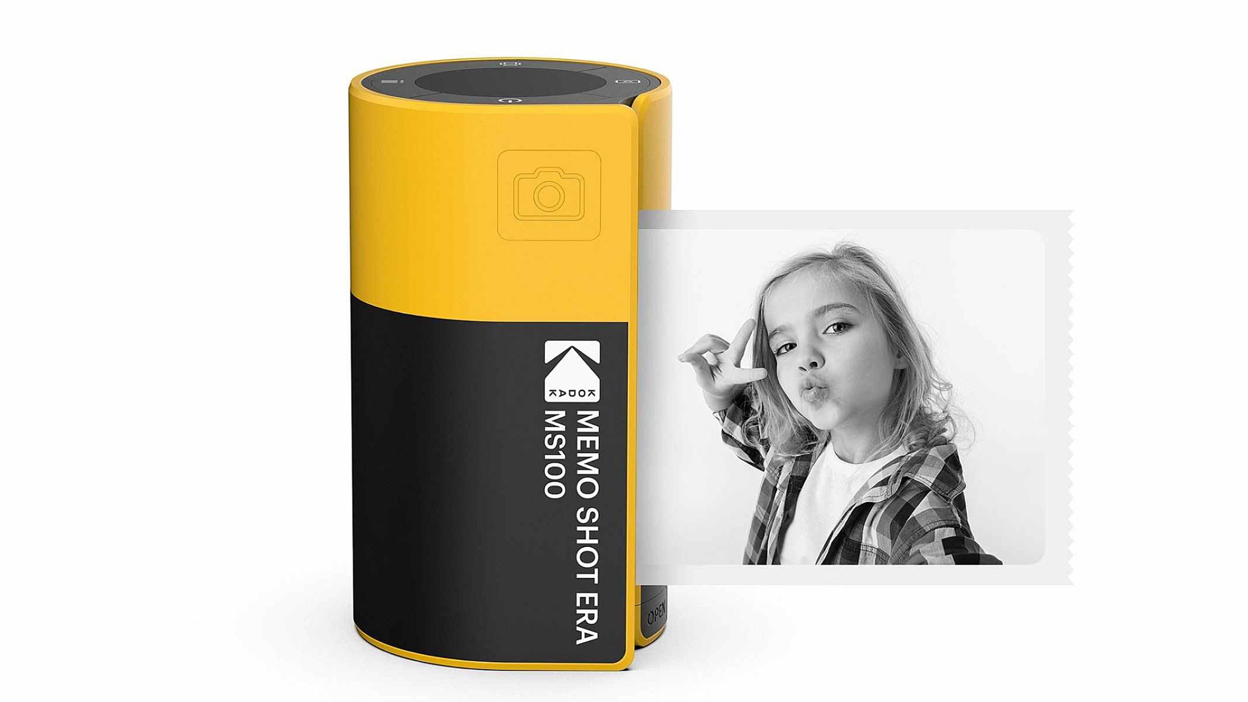 The Kodak Memo Shot Era Instant Camera and Photo Printer sits on a white background. 