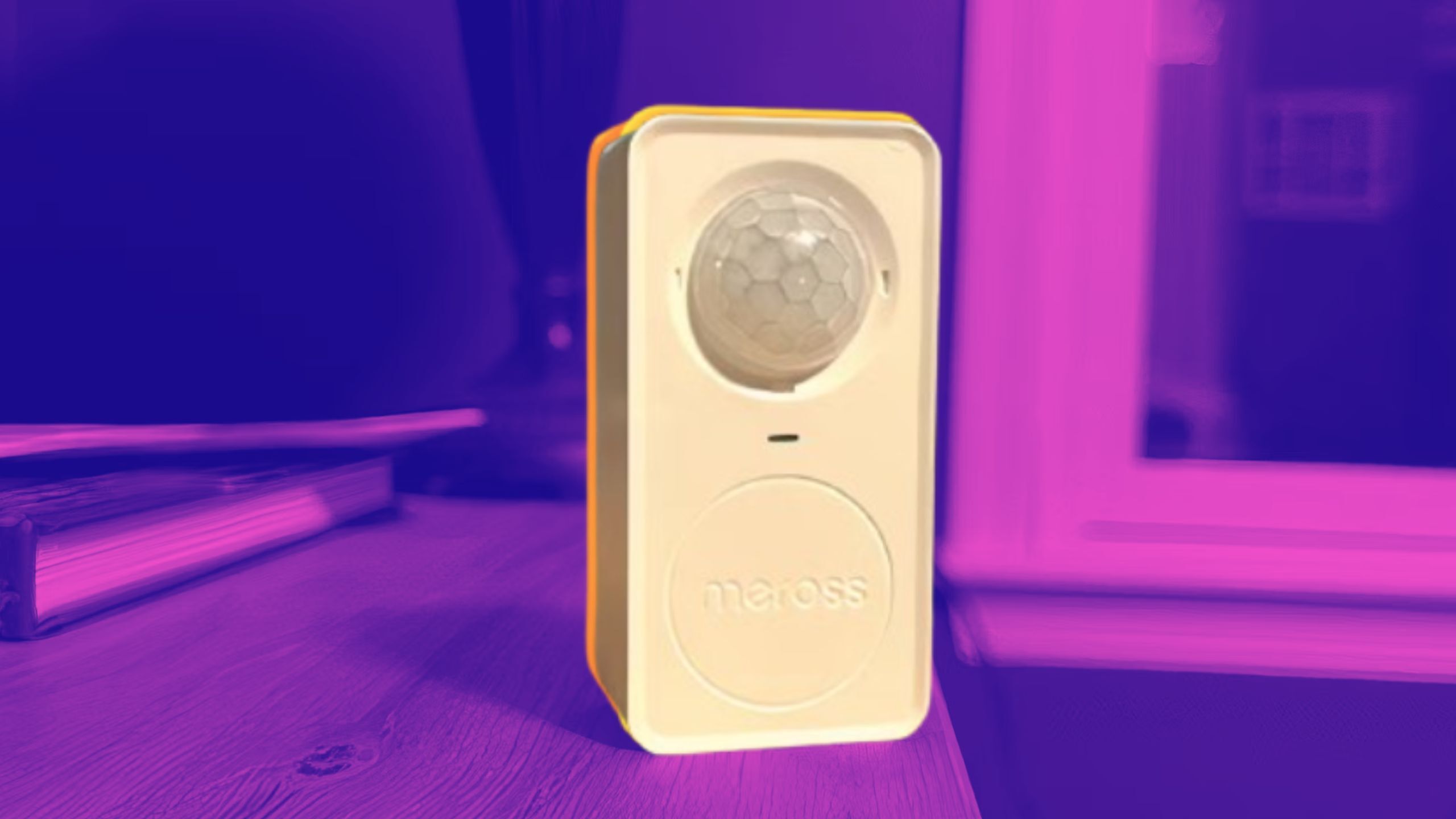 This motion and light sensor keeps my home secure