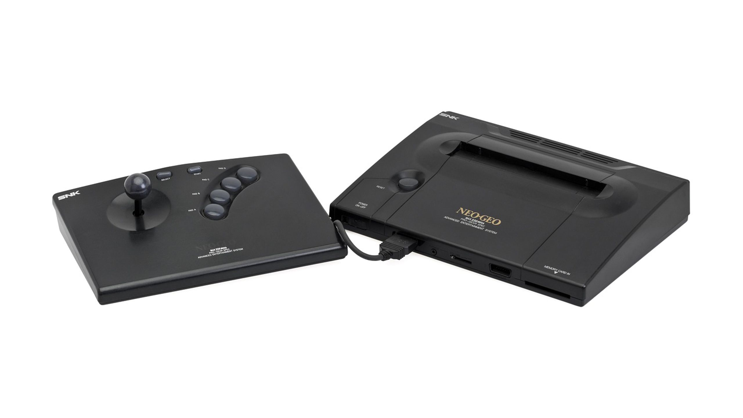 Neo-Geo AES console on white background