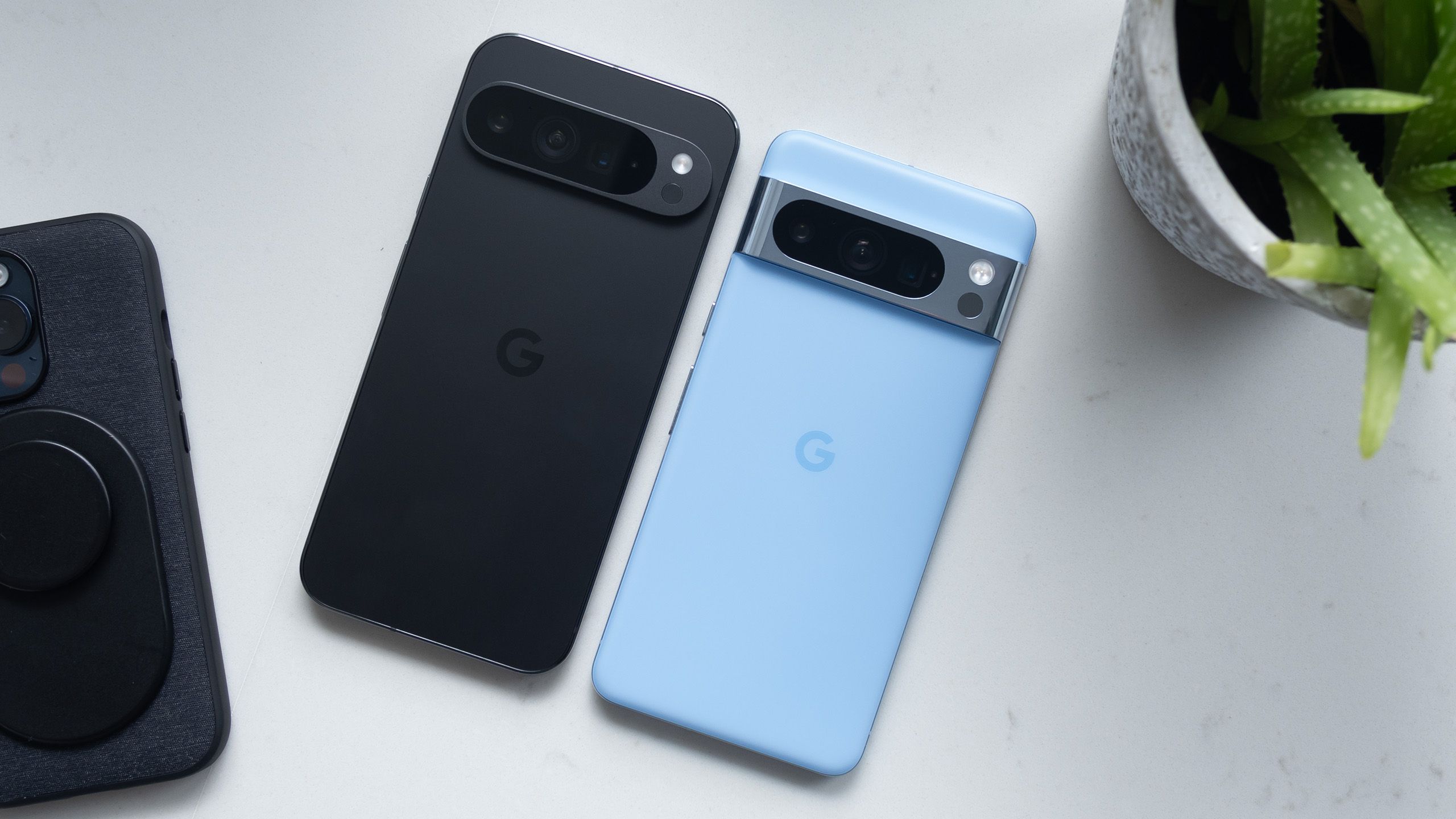 The Pixel 9 Pro XL beside the Pixel 8 Pro 