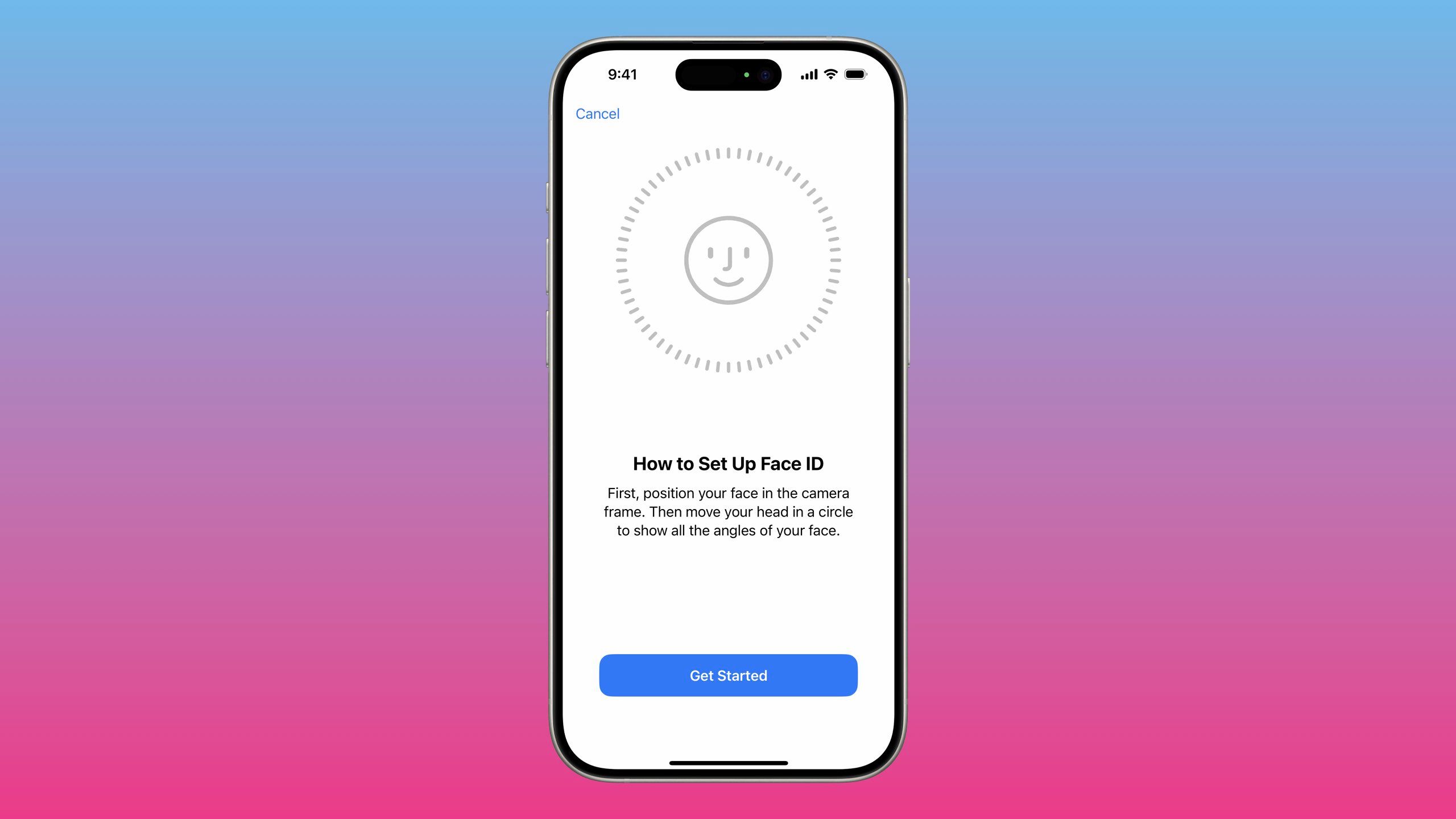 Set Up Face ID