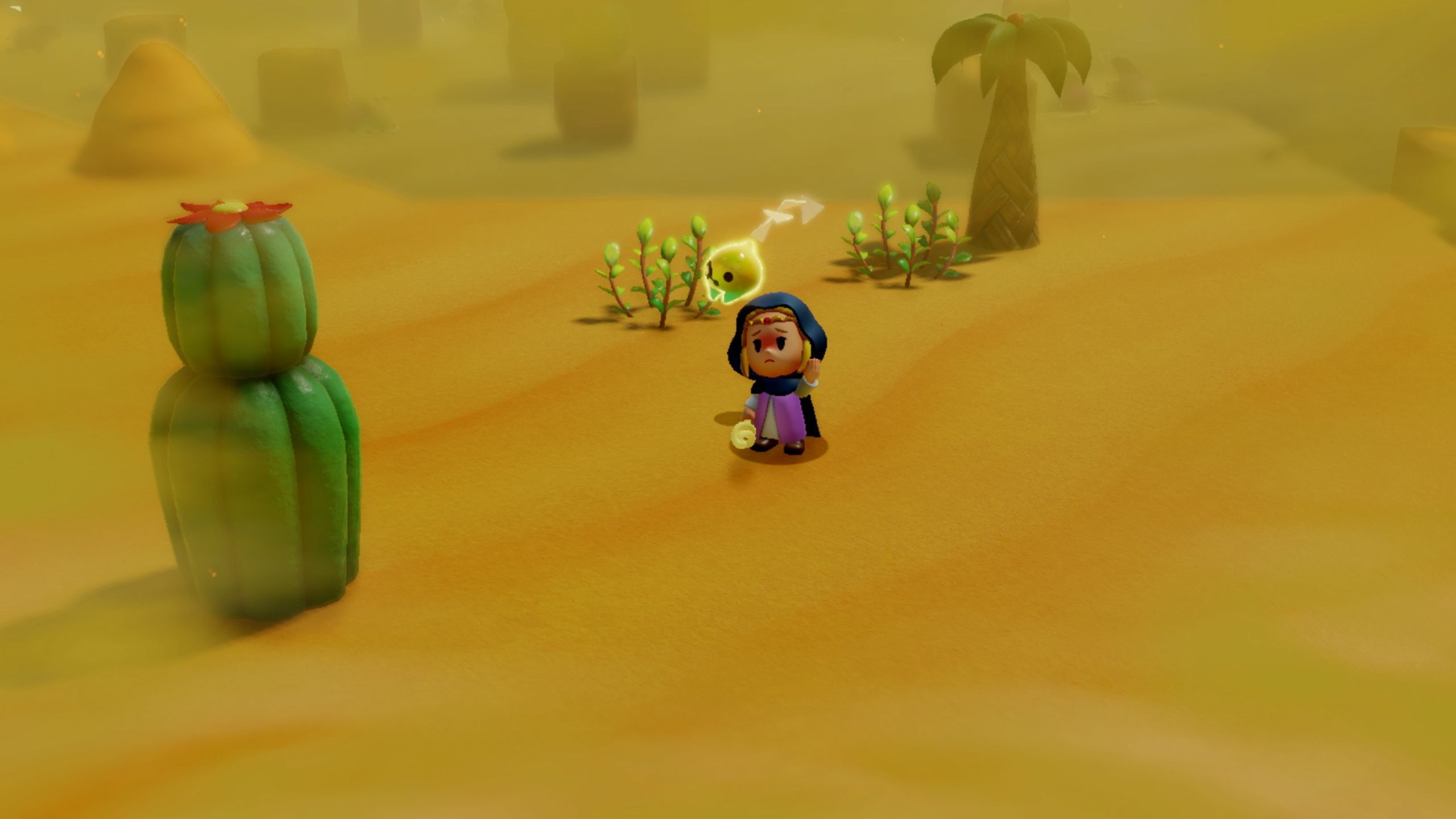 Zelda in a desert