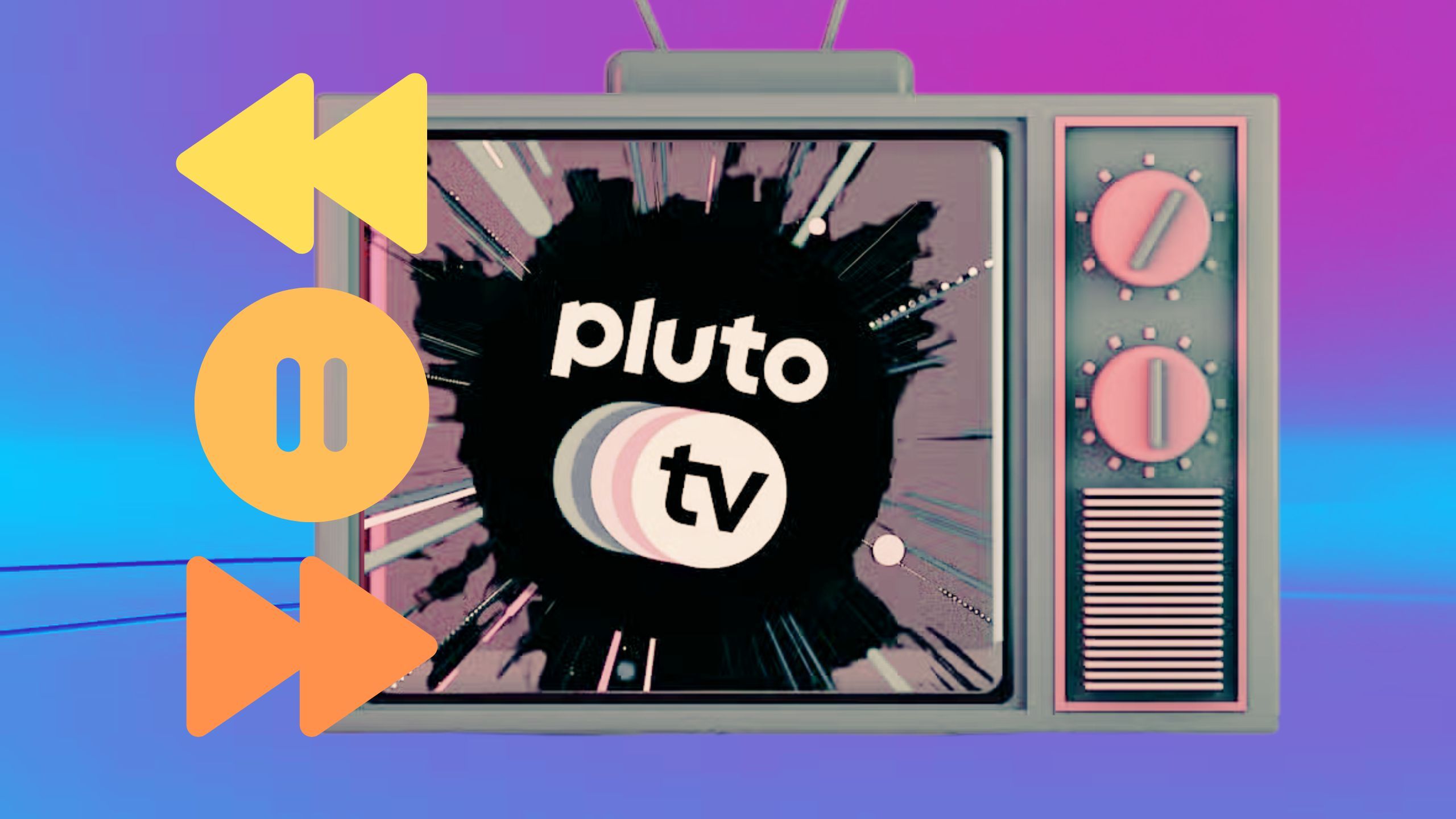 Can you rewind, fast-forward, or pause Pluto TV?